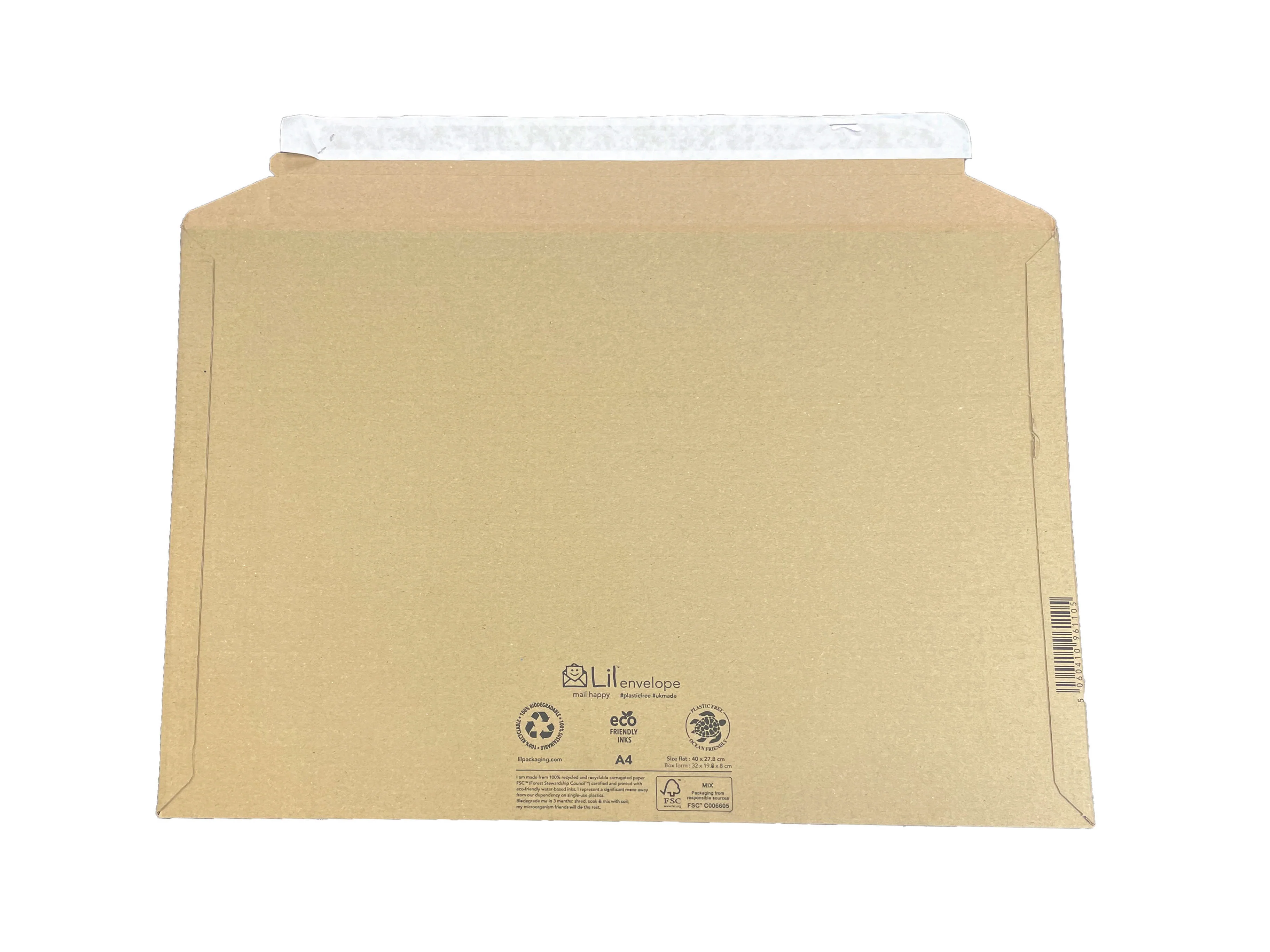 New Plain A4 Cardboard Envelope - 400mm x 280mm x 37mm