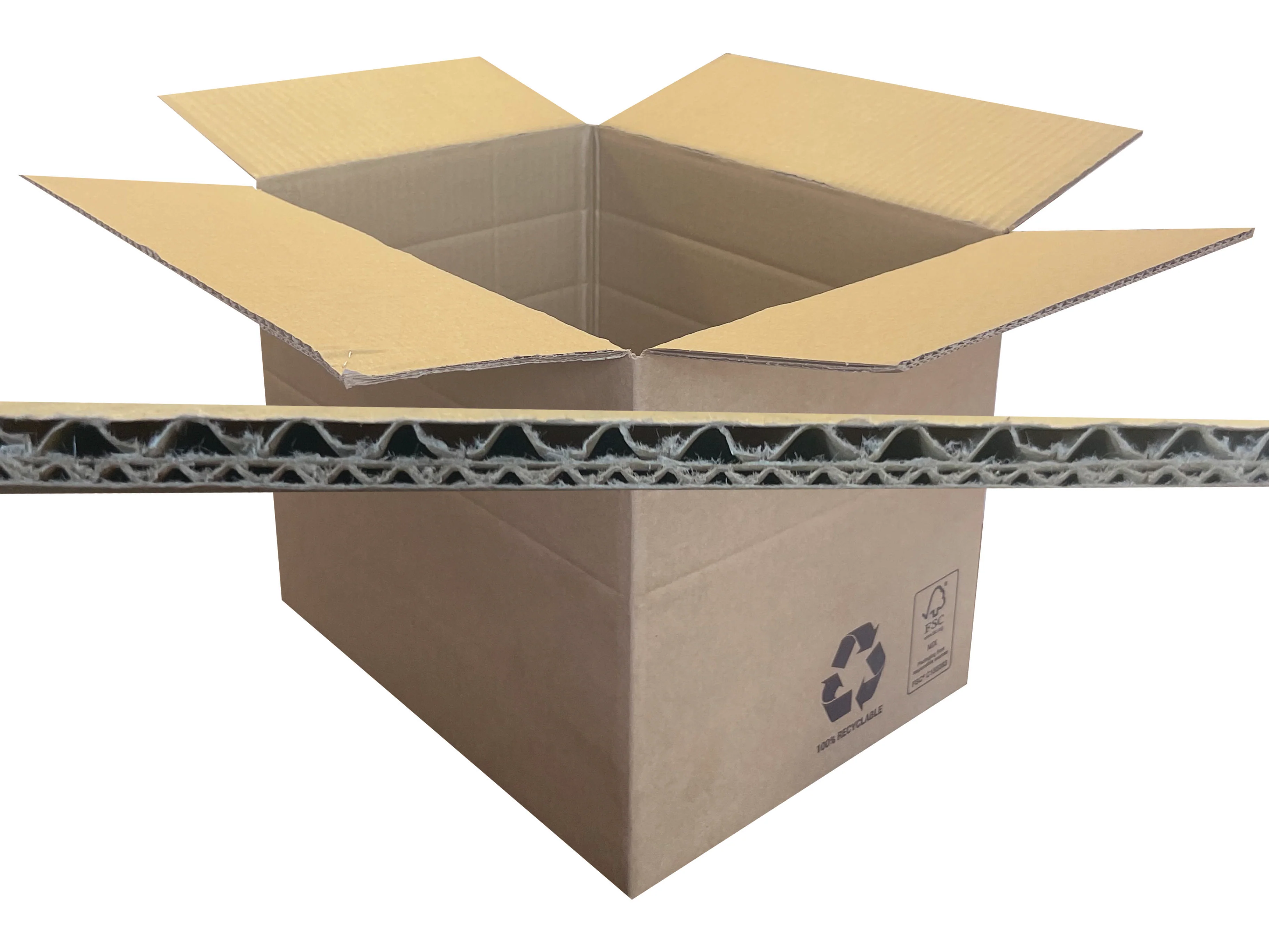New Plain Double Wall Box - 305mm x 229mm x 240mm - Image 2