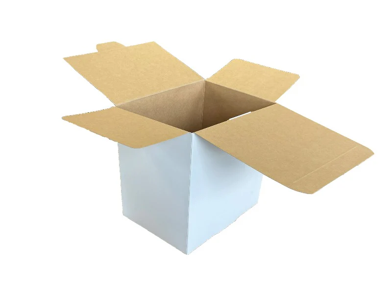 New Plain Single Wall Box - 203mm x 153mm x 201mm - Image 2