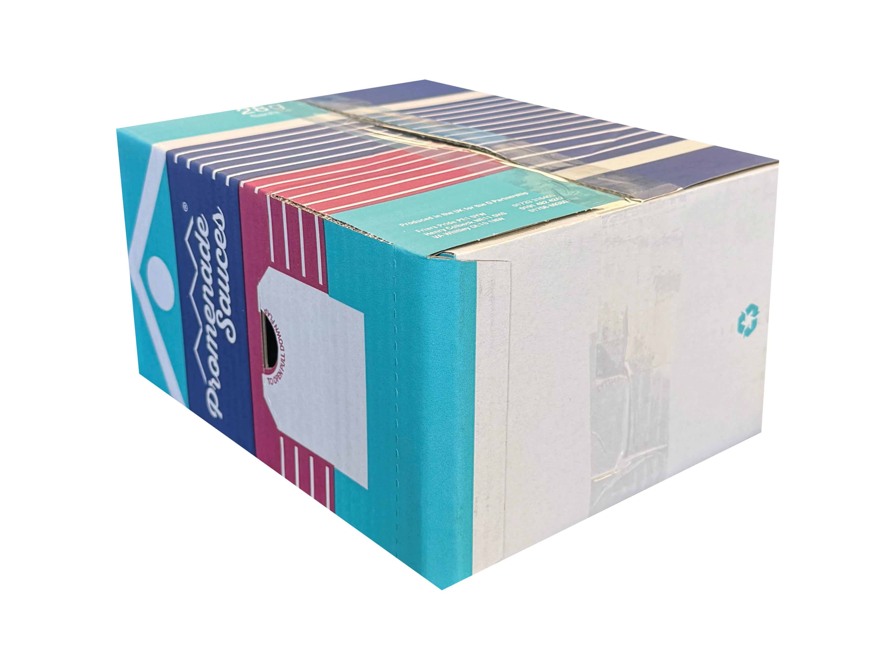 New Plain Single Wall Box - 245mm x 190mm x 125mm - Image 2
