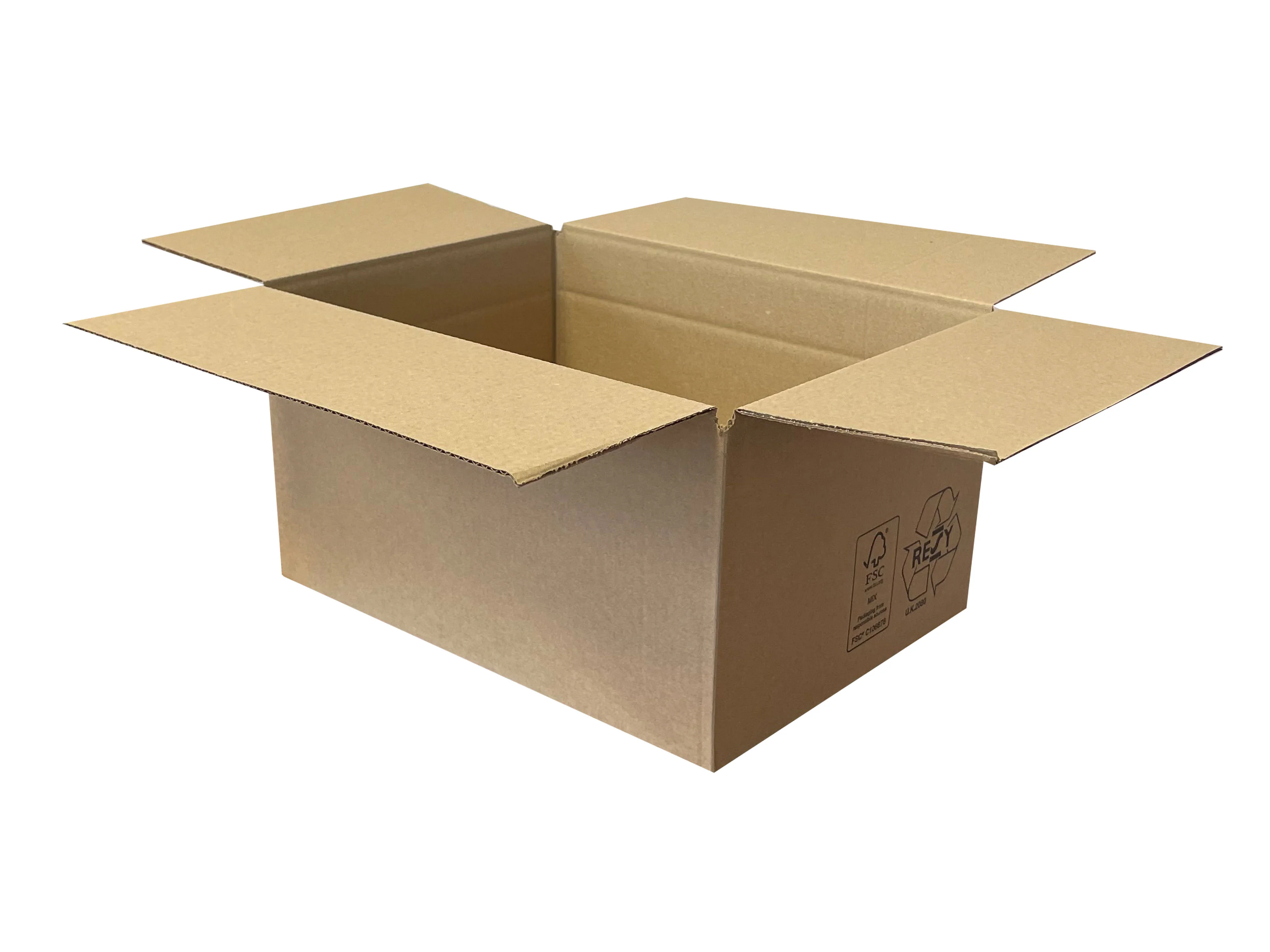 New Plain Single Wall Box - 305mm x 229mm x 152mm