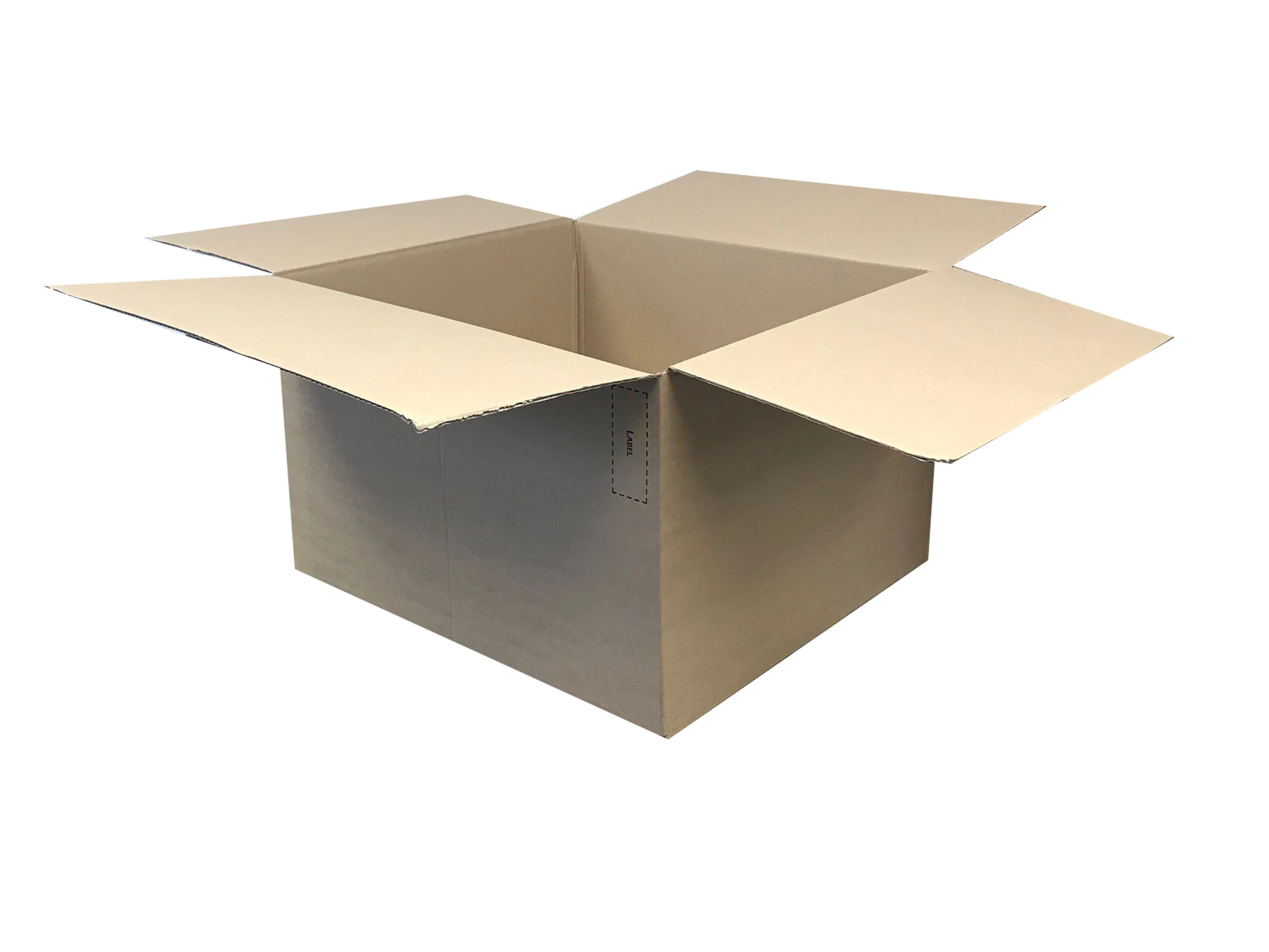 New Plain Single Wall Box - 560mm x 500mm x 340mm