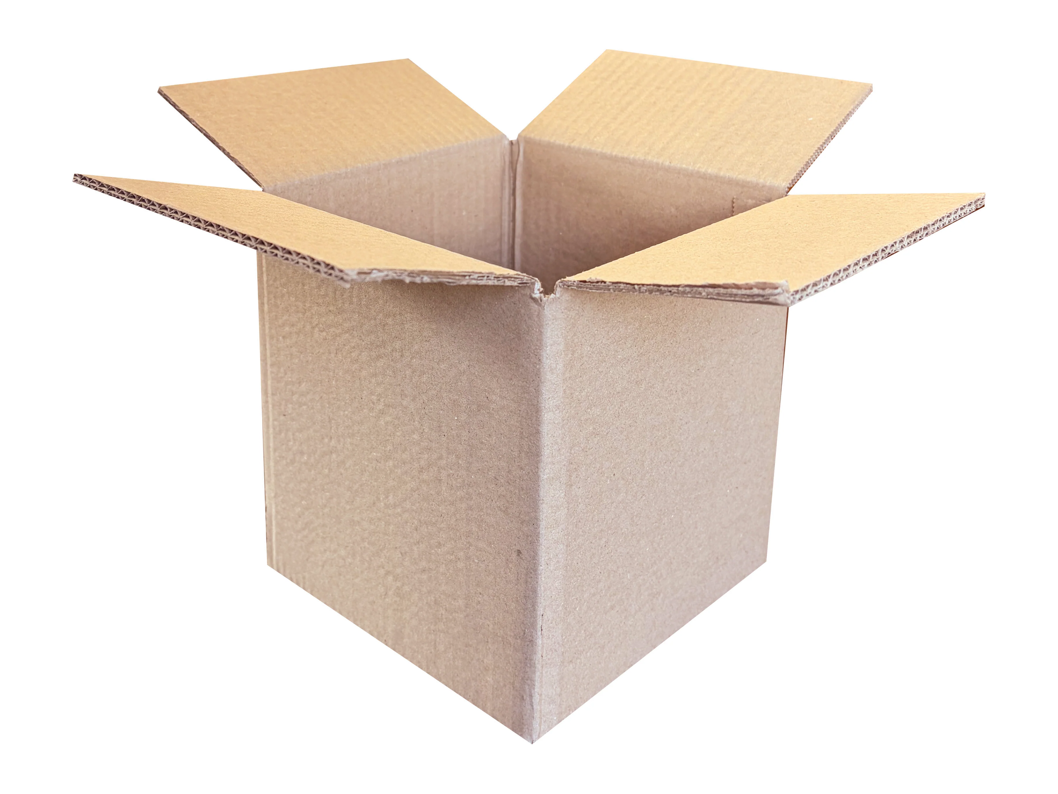 New Plain Strong Double Wall Box - 155mm x 155mm x 155mm