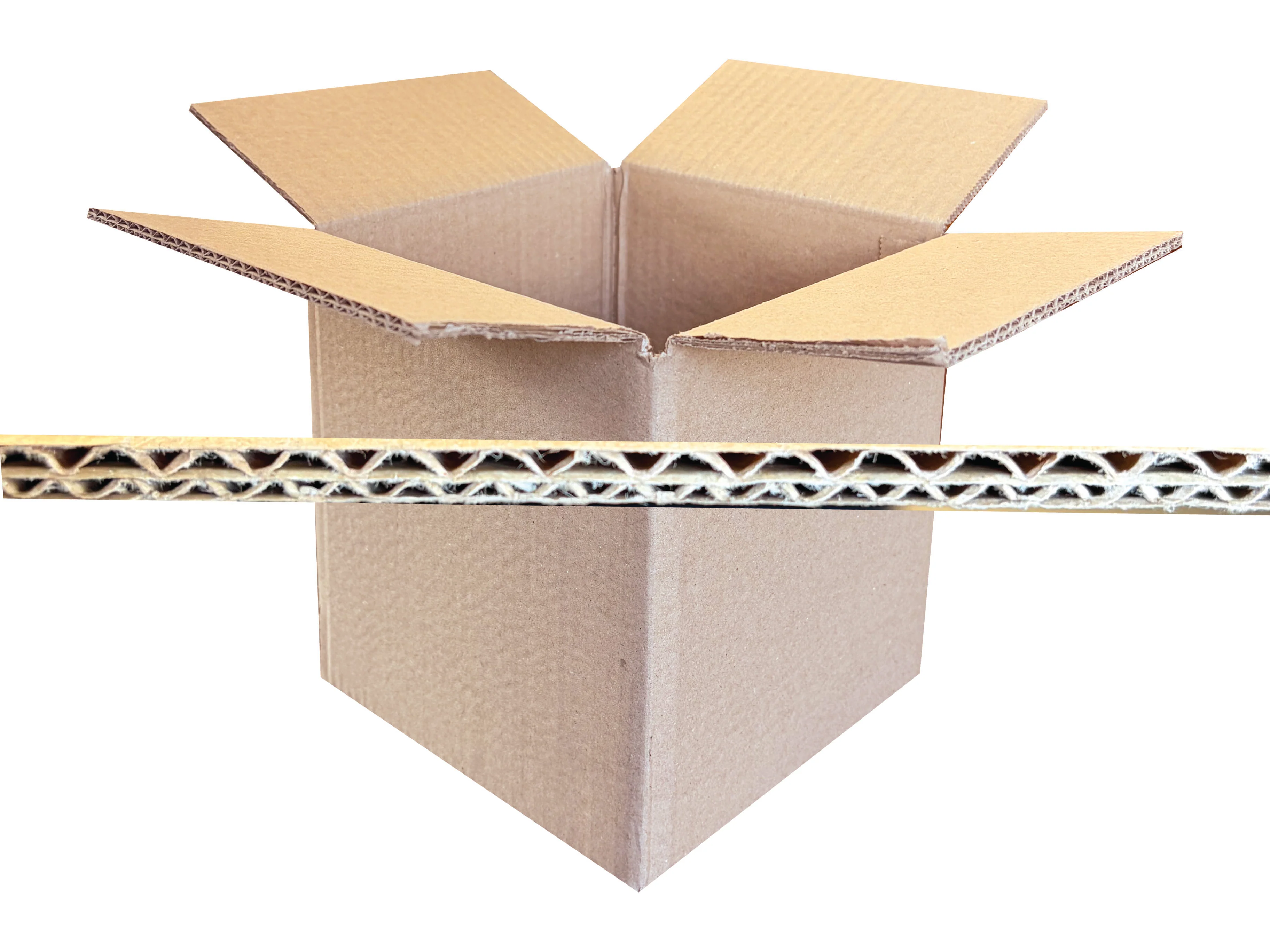 New Plain Strong Double Wall Box - 155mm x 155mm x 155mm - Image 2