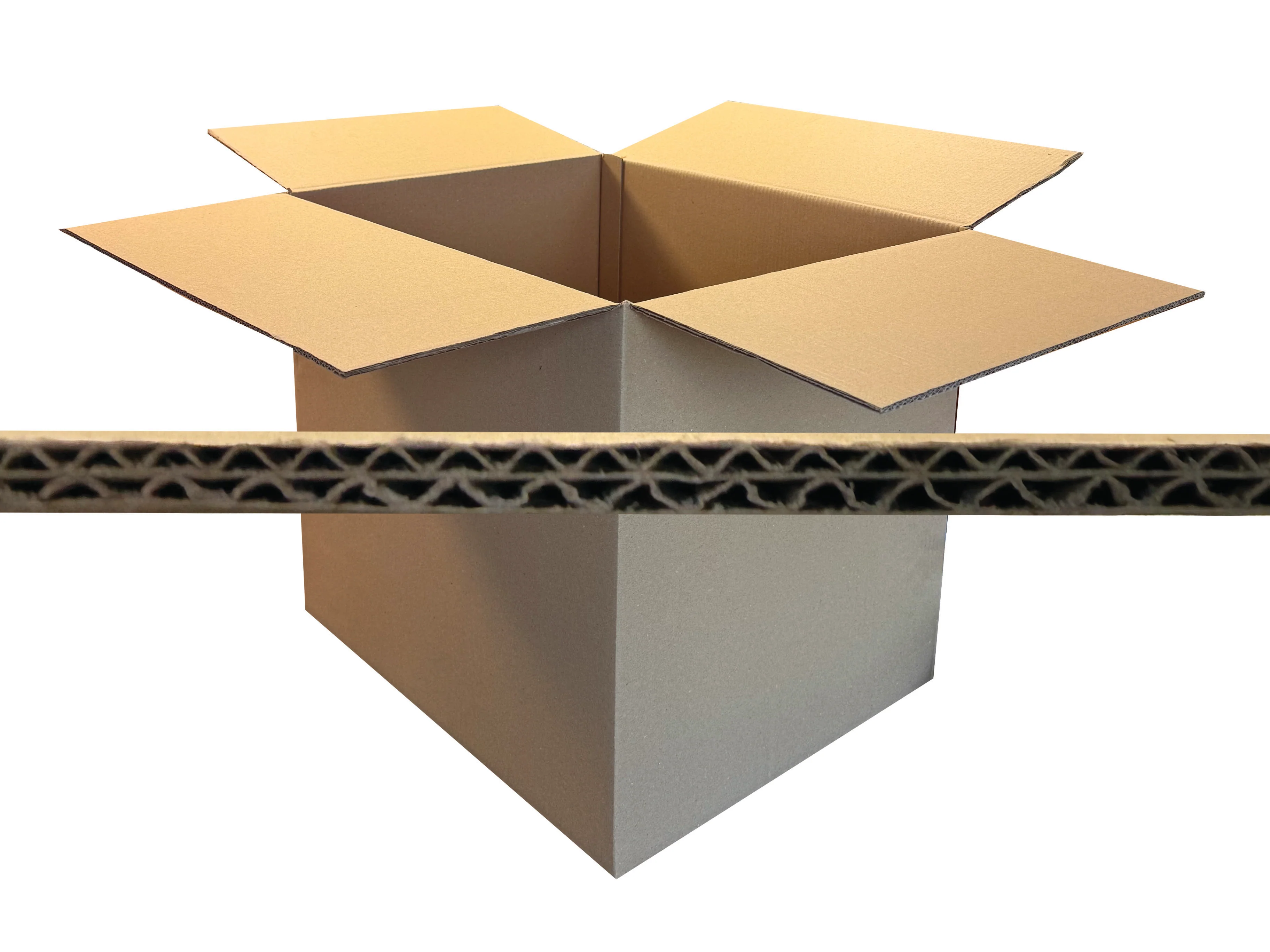 New Plain Strong Double Wall Box - 470mm x 384mm x 411mm - Image 2