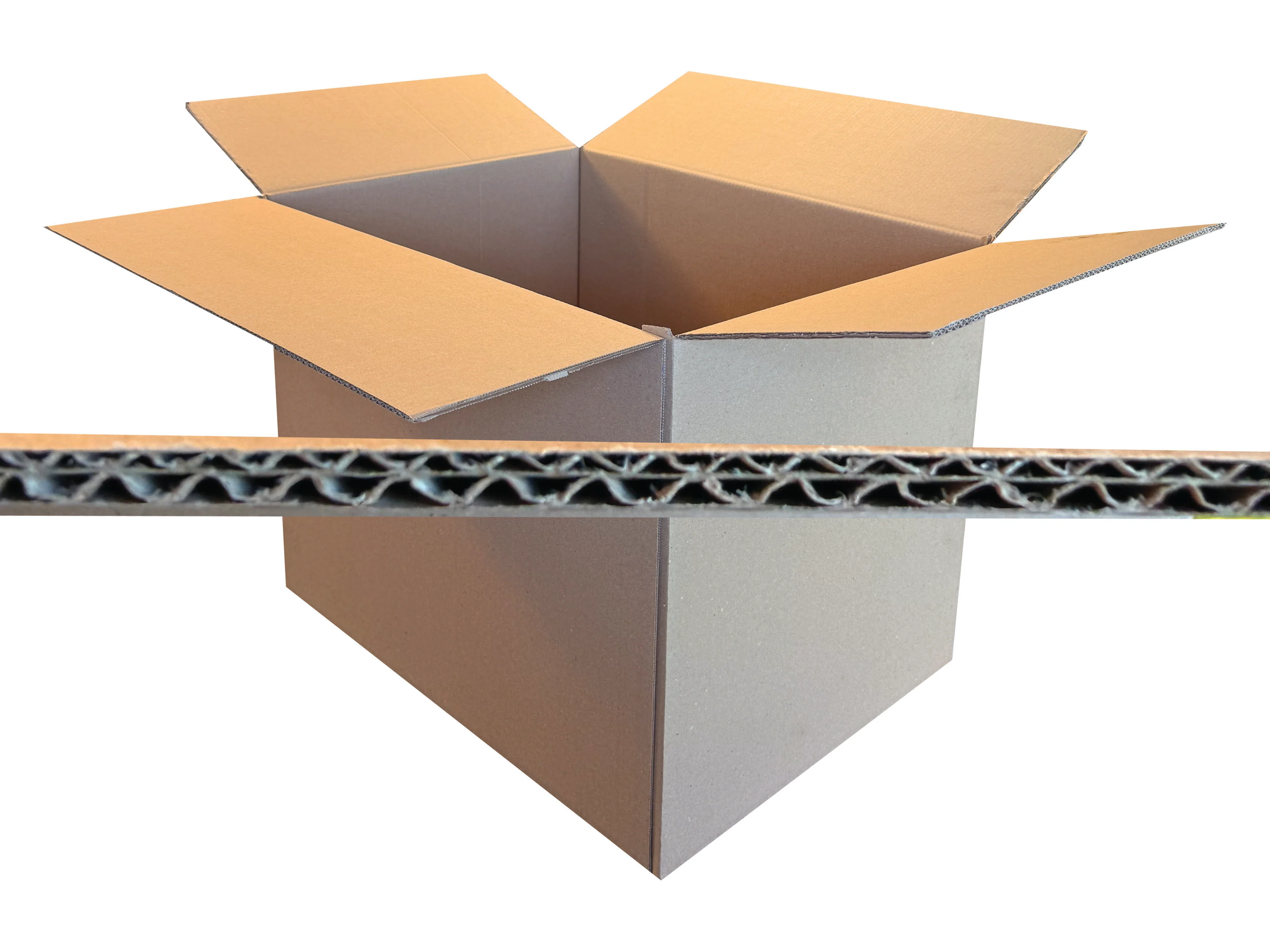New Plain Strong Double Wall Box - 524mm x 386mm x 400mm - Image 2