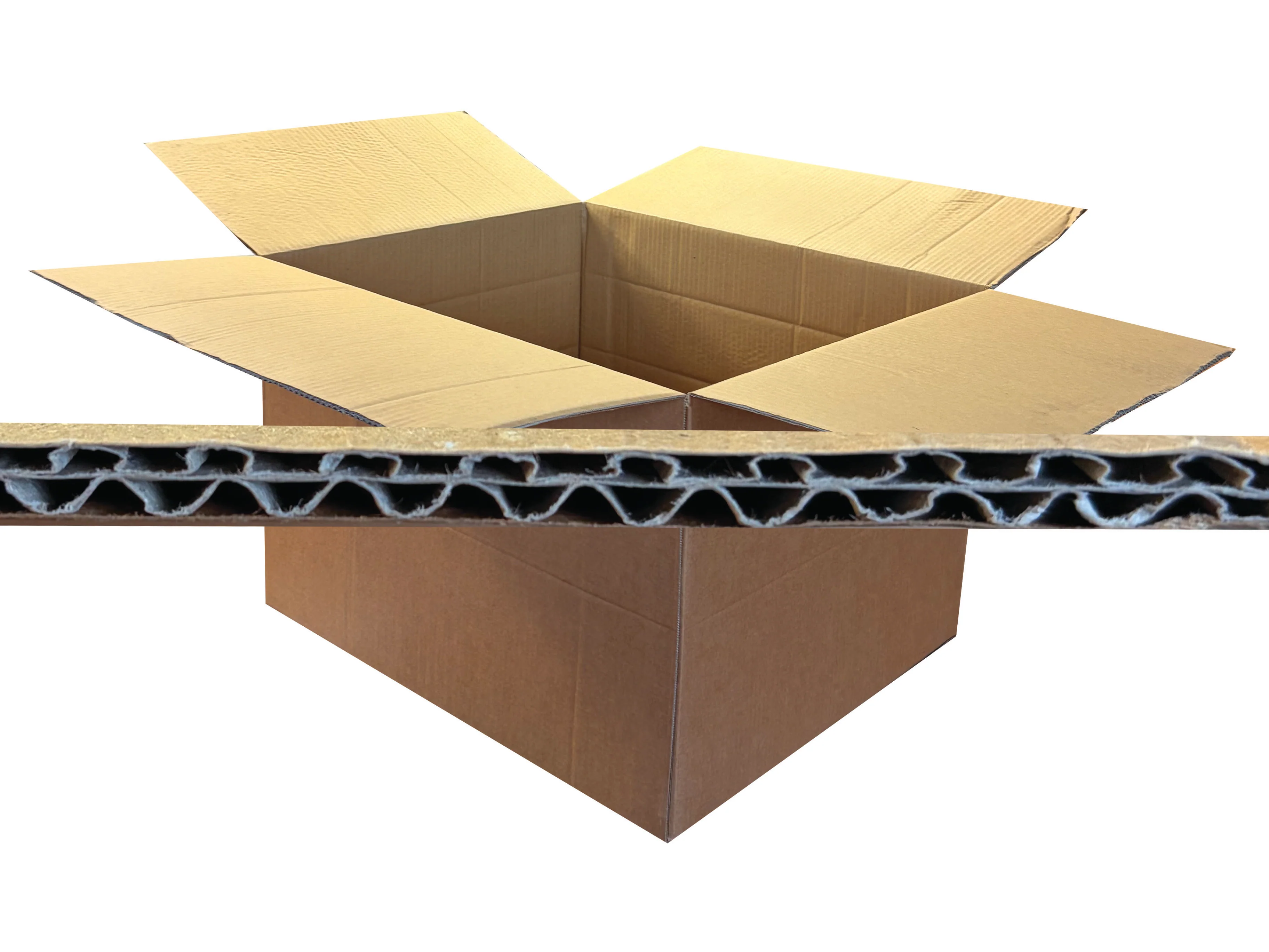 New Plain Strong Double Wall Box - 565mm x 475mm x 360mm - Image 2