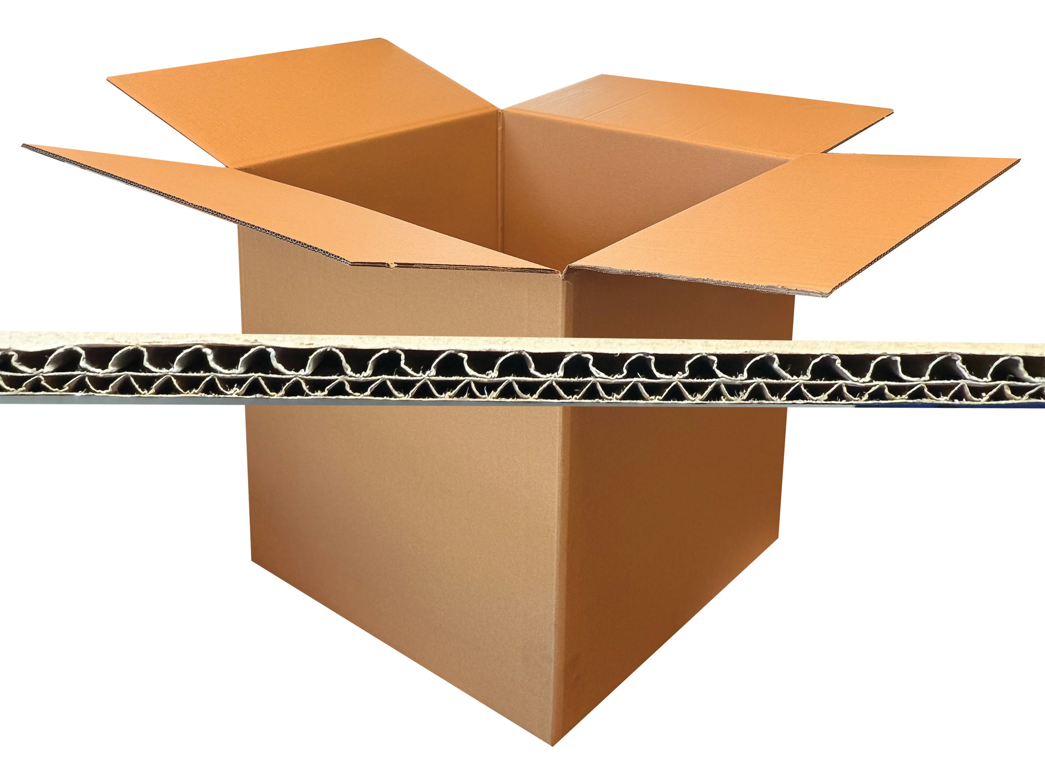 New Plain Strong Double Wall Box - 565mm x 565mm x 590mm - Image 2