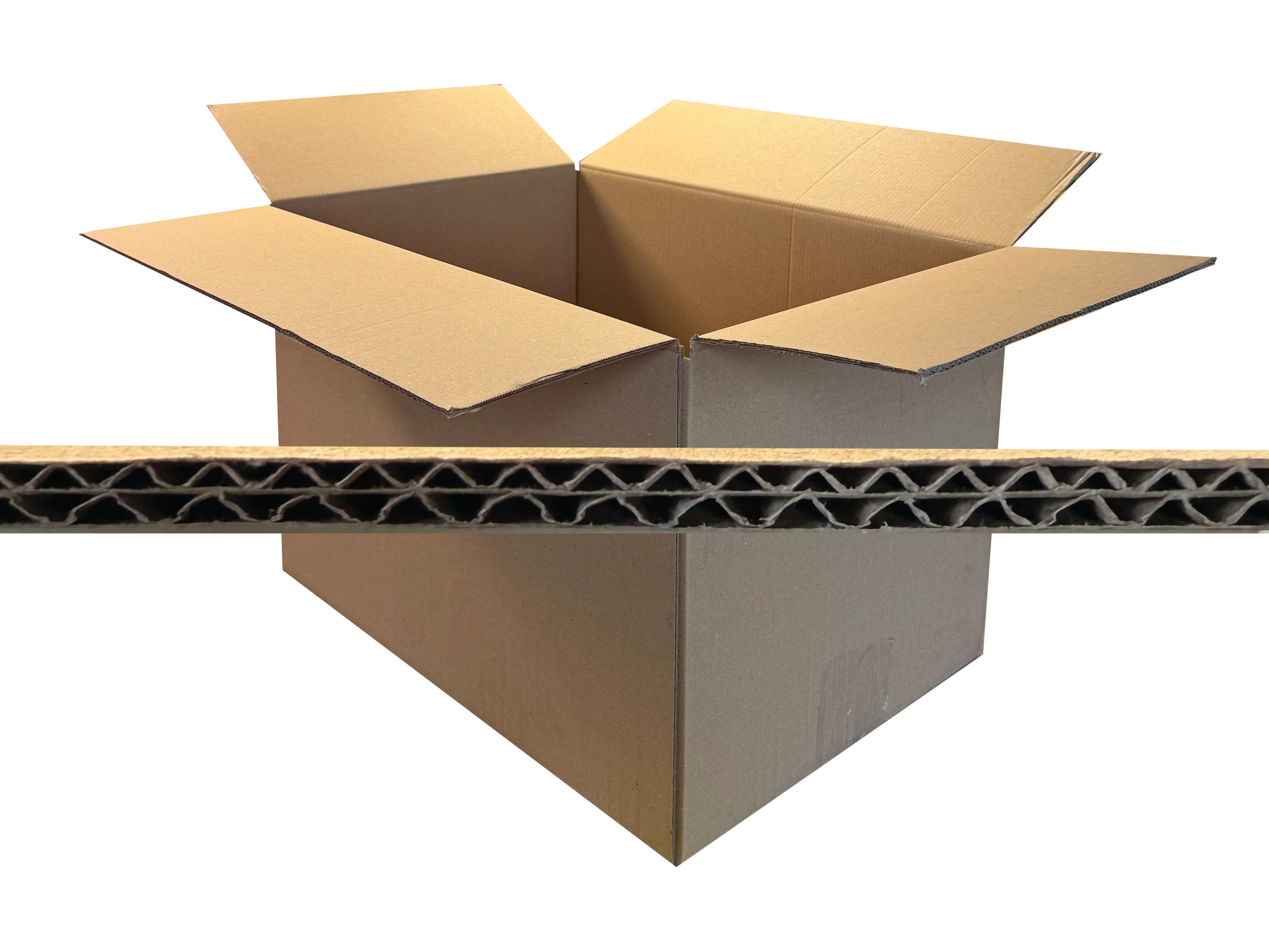 New Plain Strong Double Wall Box - 620mm x 384mm x 371mm - Image 2