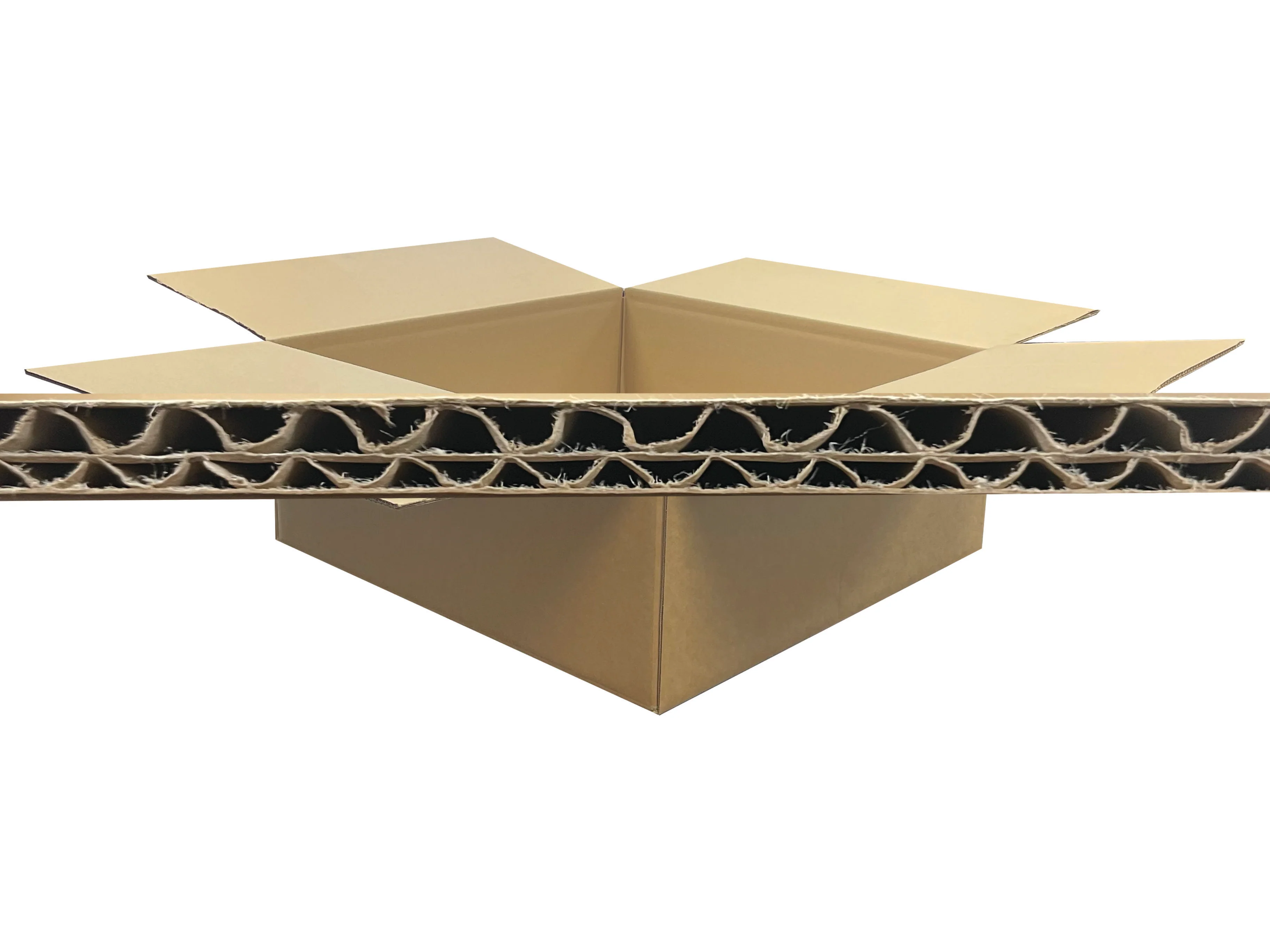 New Plain Strong Double Wall Box - 655mm x 650mm x 255mm - Image 2