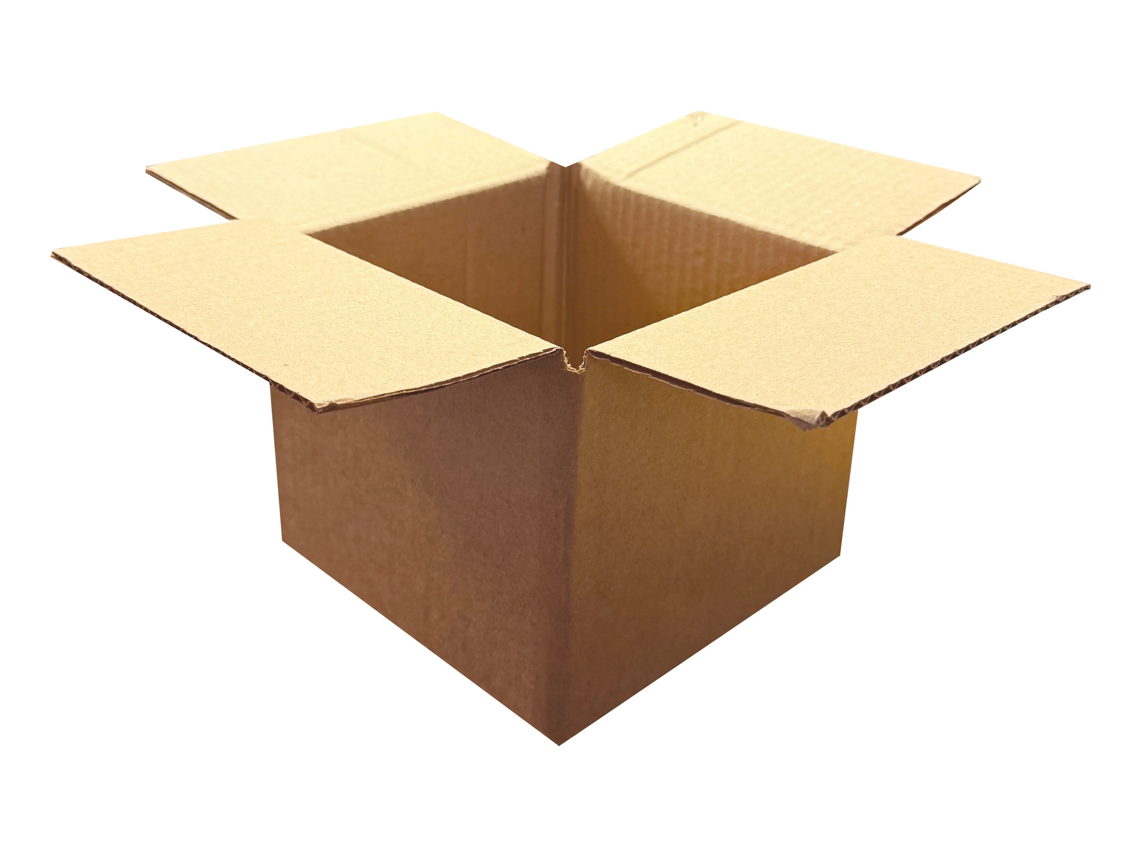 New Plain Strong Single Wall Box - 150mm x 150mm x 120mm