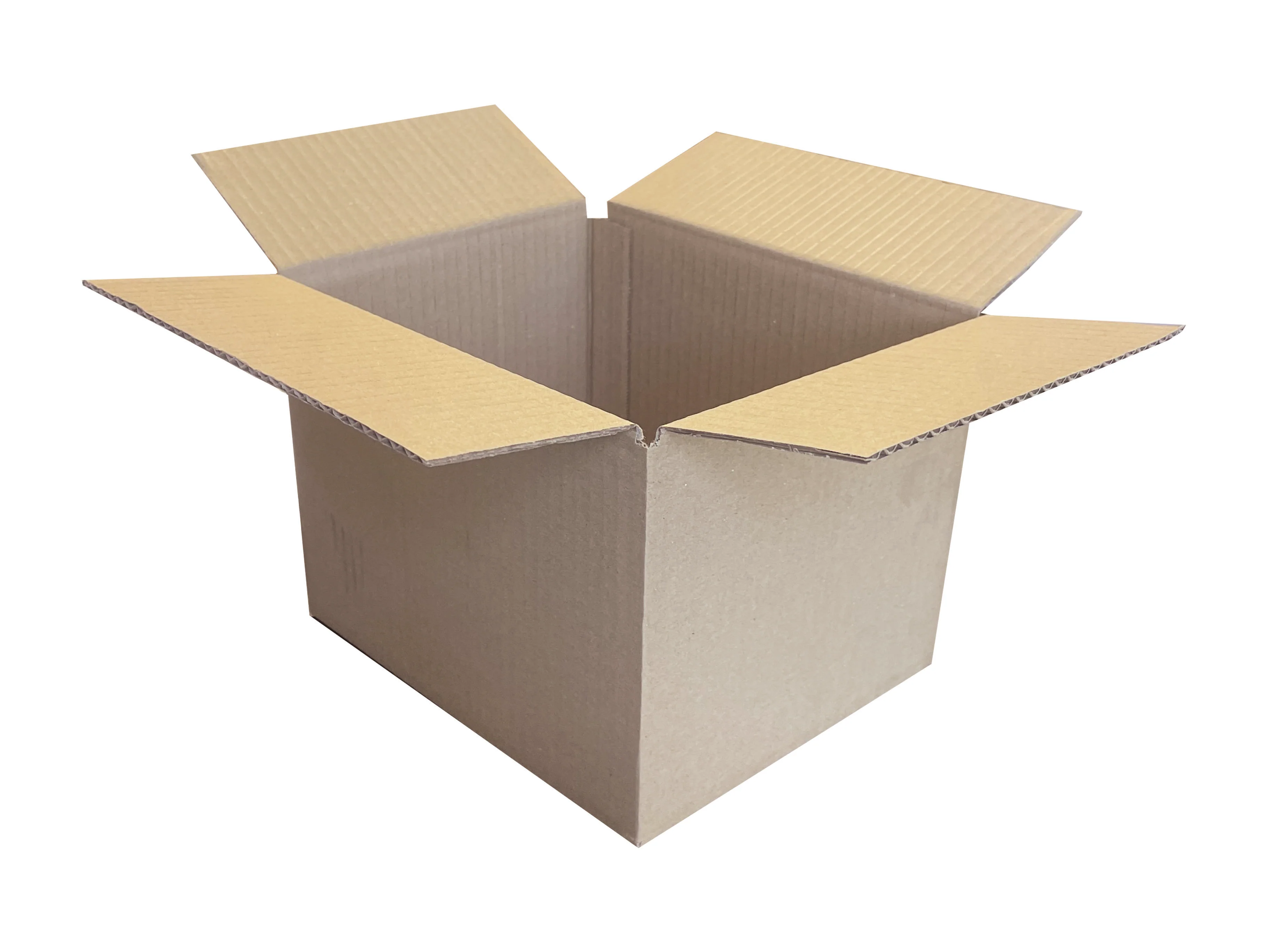New Plain Strong Single Wall Box - 203mm x 168mm x 148mm