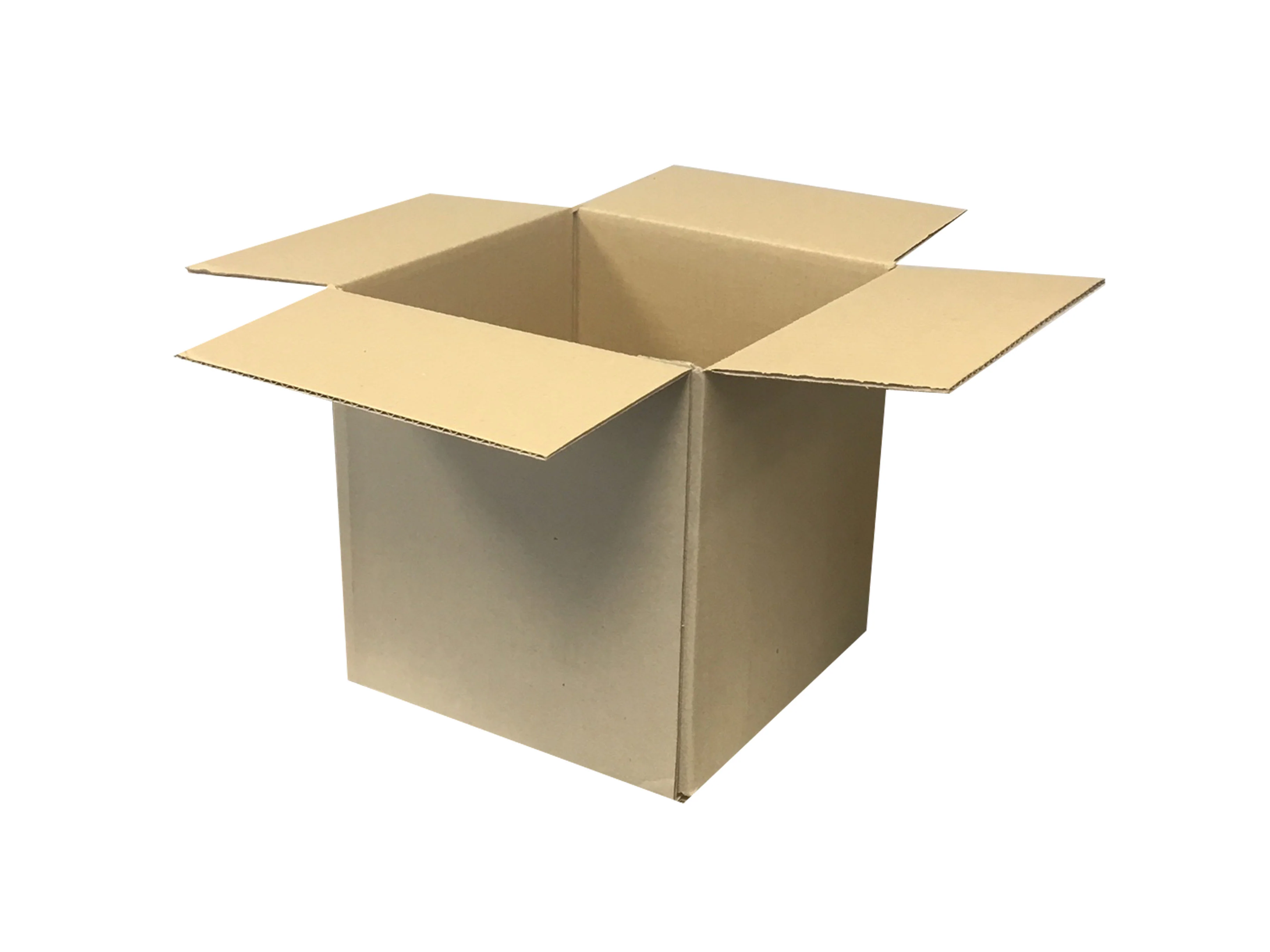 New Plain Strong Single Wall Box - 215mm x 215mm x 220mm