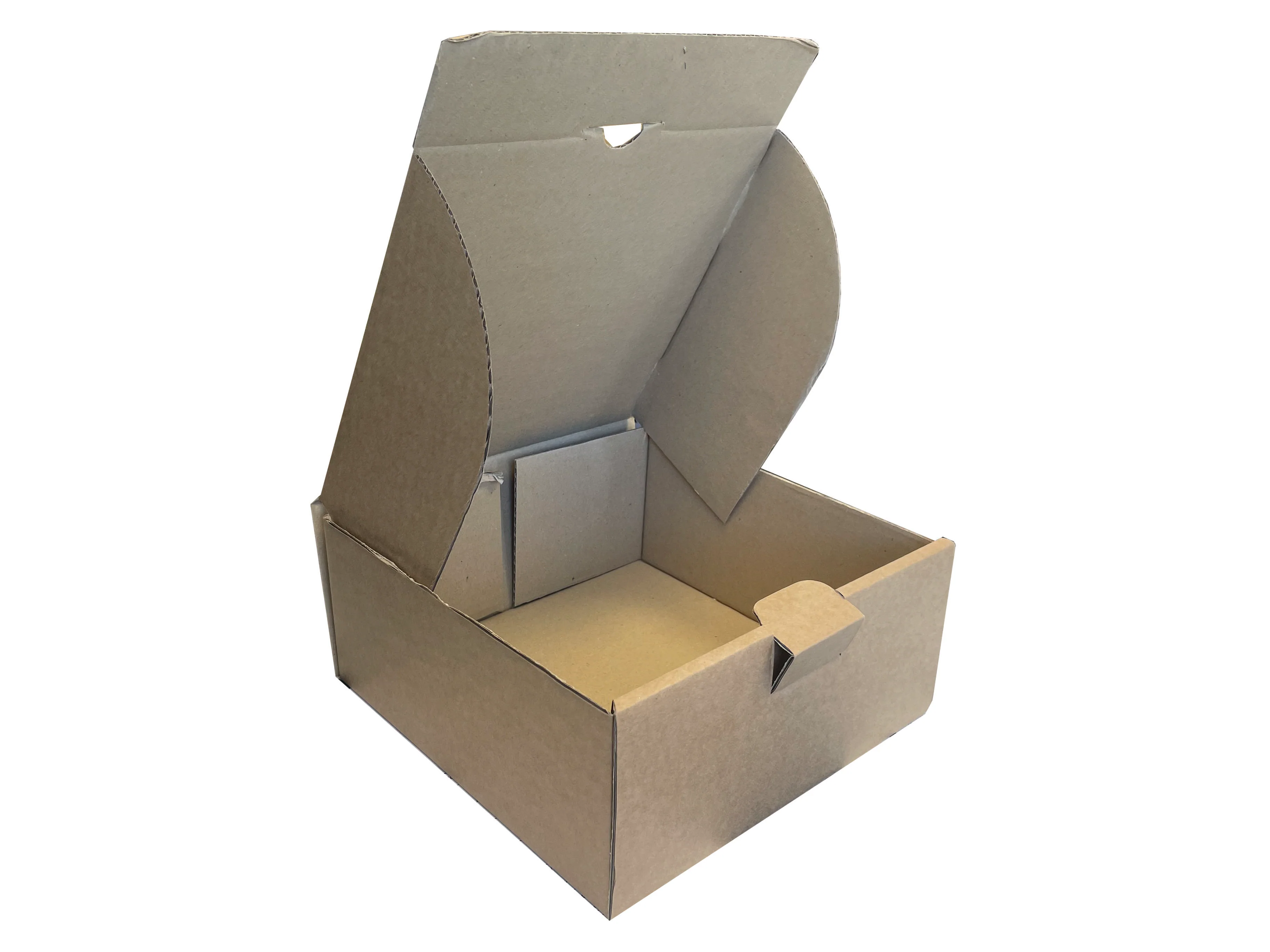 New Plain Strong Single Wall Box - 230mm x 223mm x 100mm - Image 2