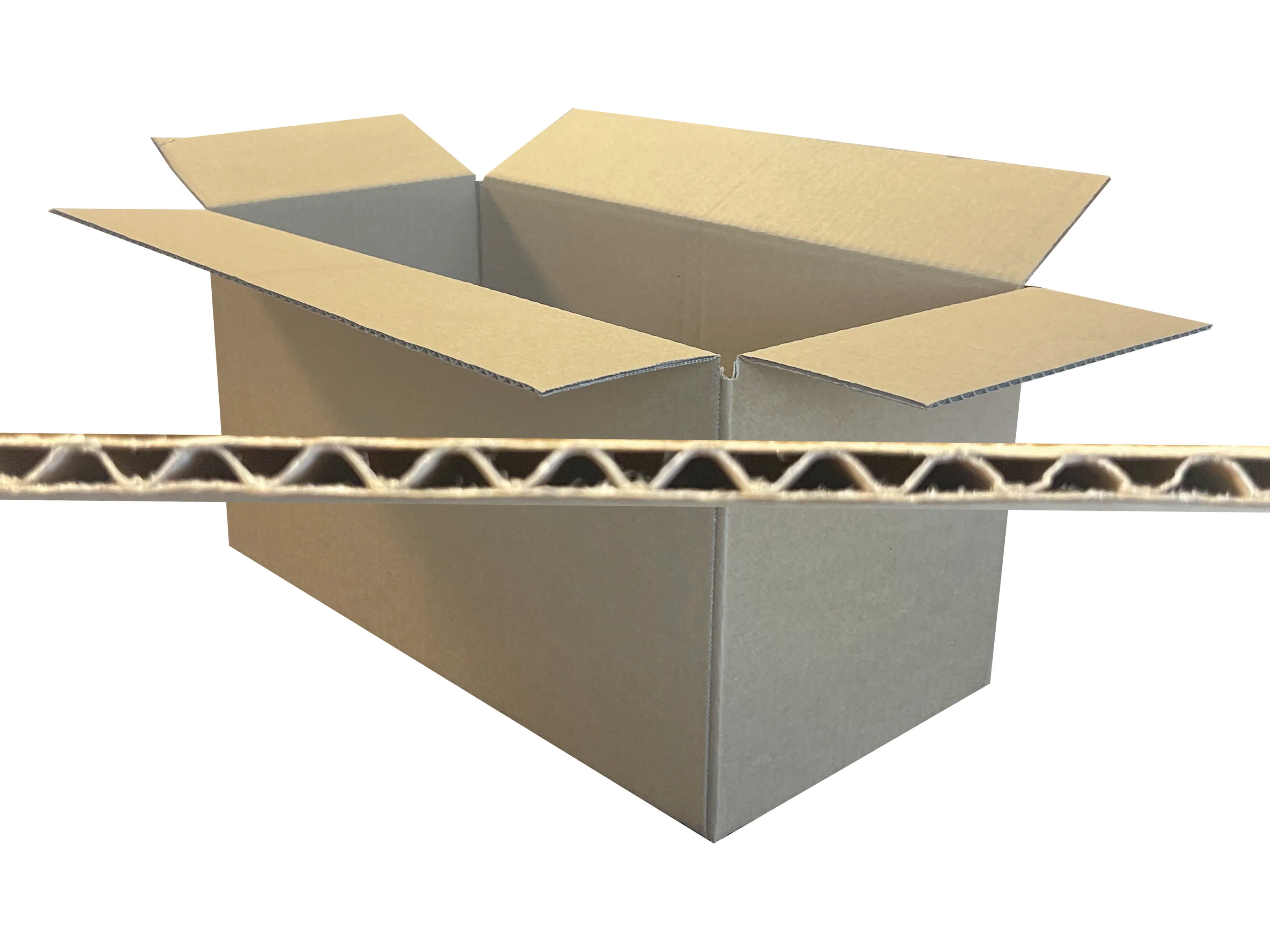 New Plain Strong Single Wall Box - 387mm x 182mm x 190mm - Image 2
