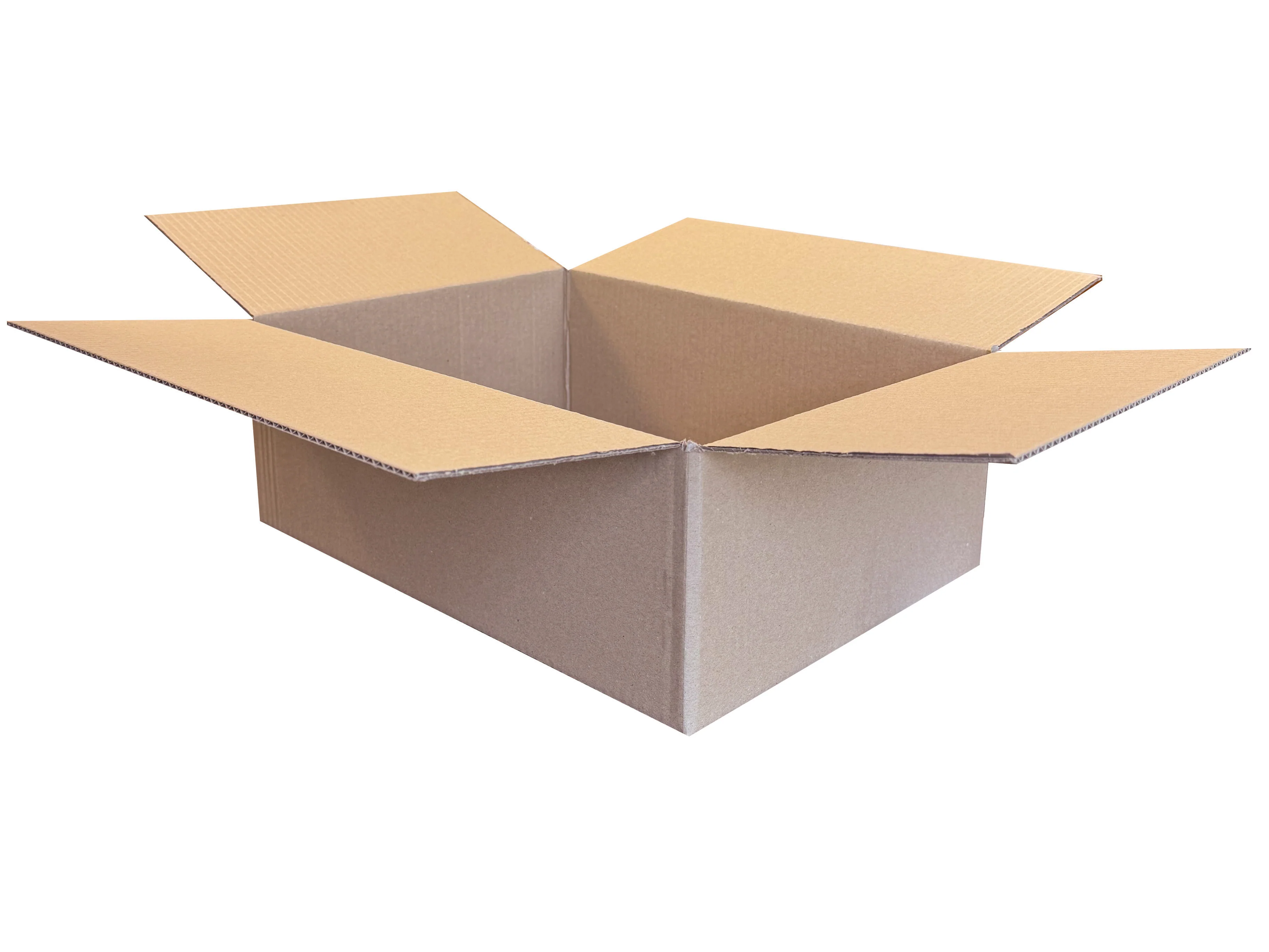 New Plain Strong Single Wall Box - 395mm x 298mm x 130mm