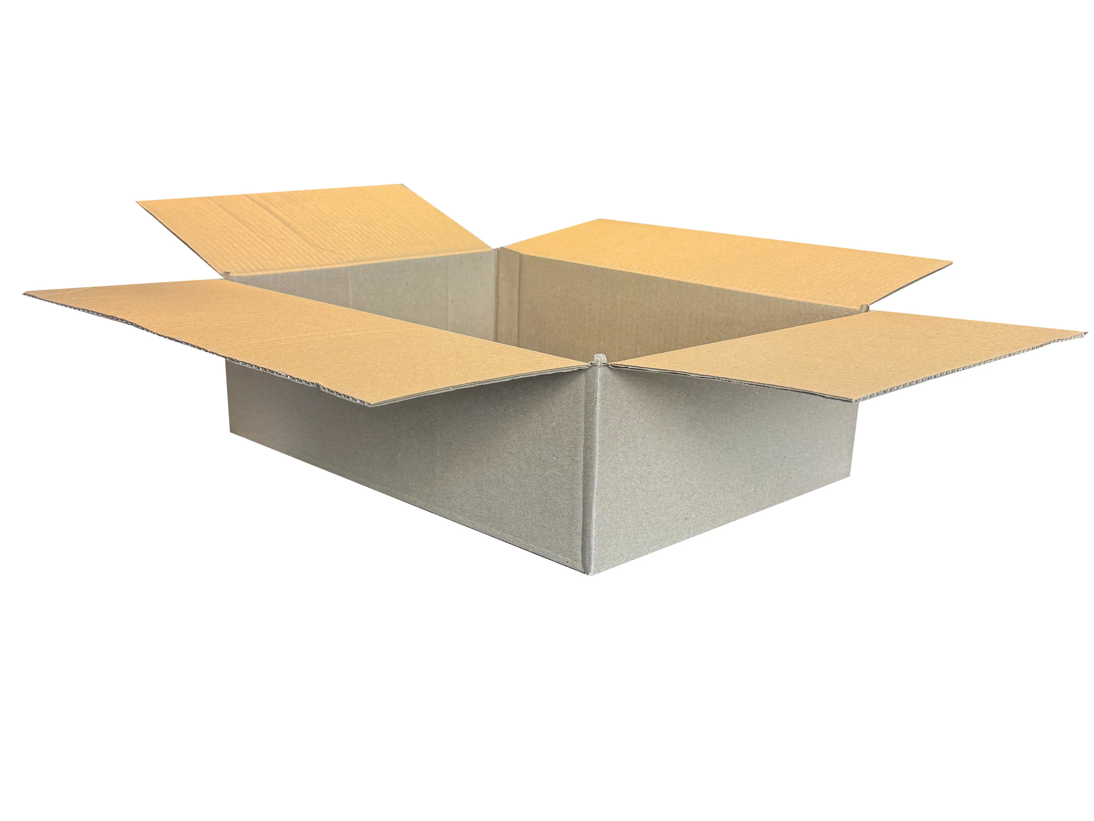 New Plain Strong Single Wall Box - 402mm x 300mm x 130mm