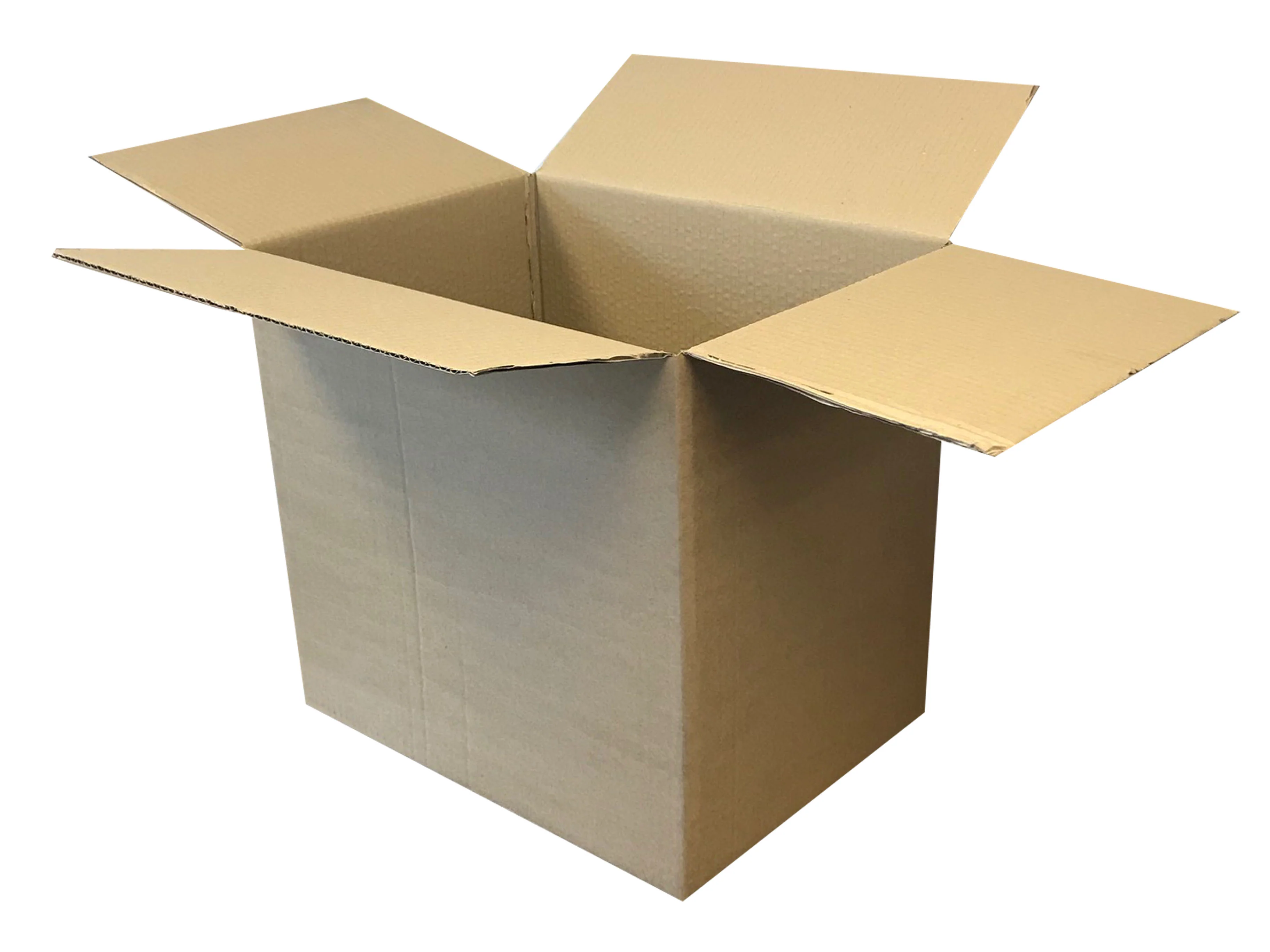 New Plain Strong Single Wall Box - 405mm x 300mm x 375mm