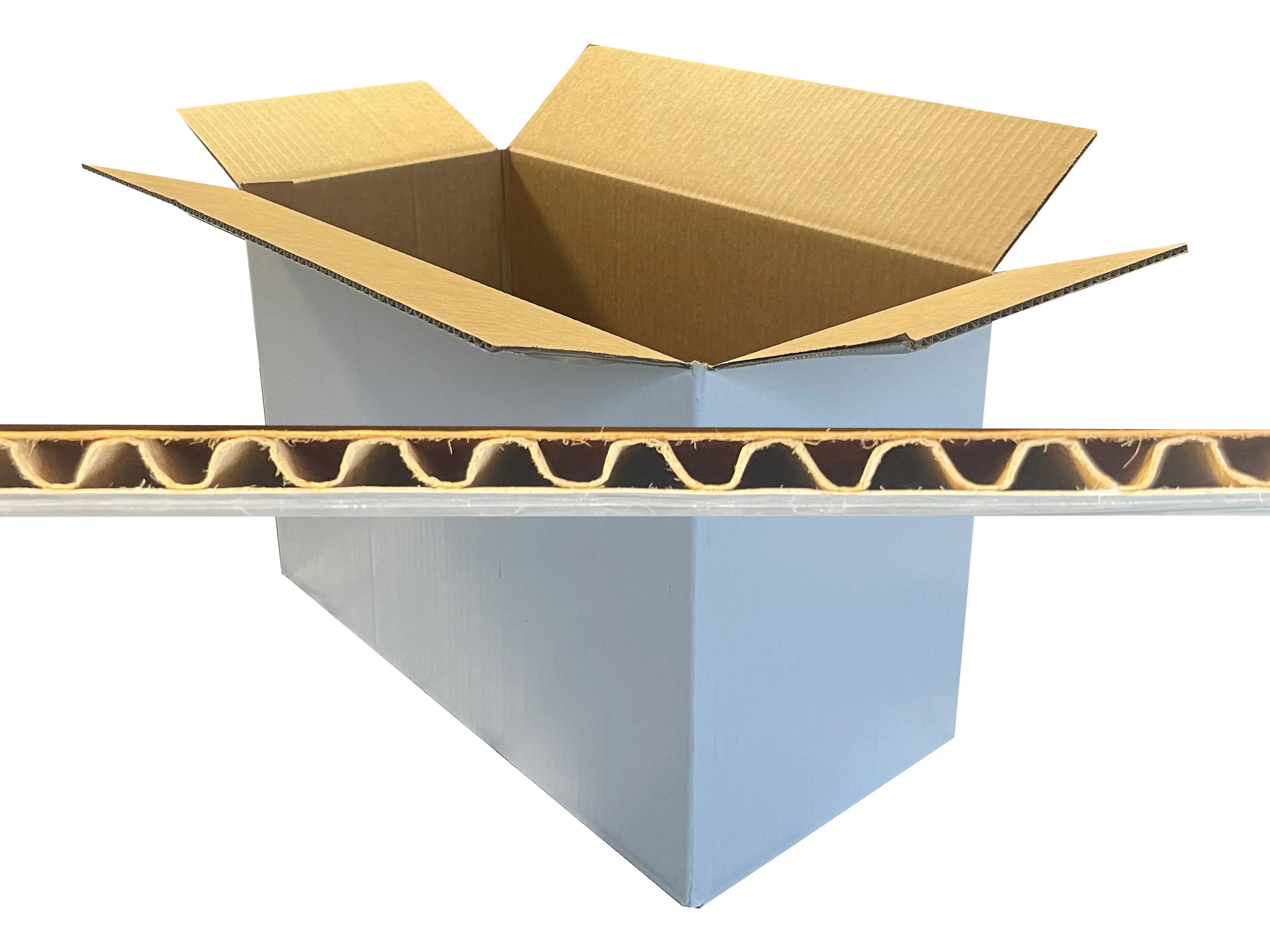 New Plain Strong Single Wall Box - 475mm x 224mm x 295mm - Image 3