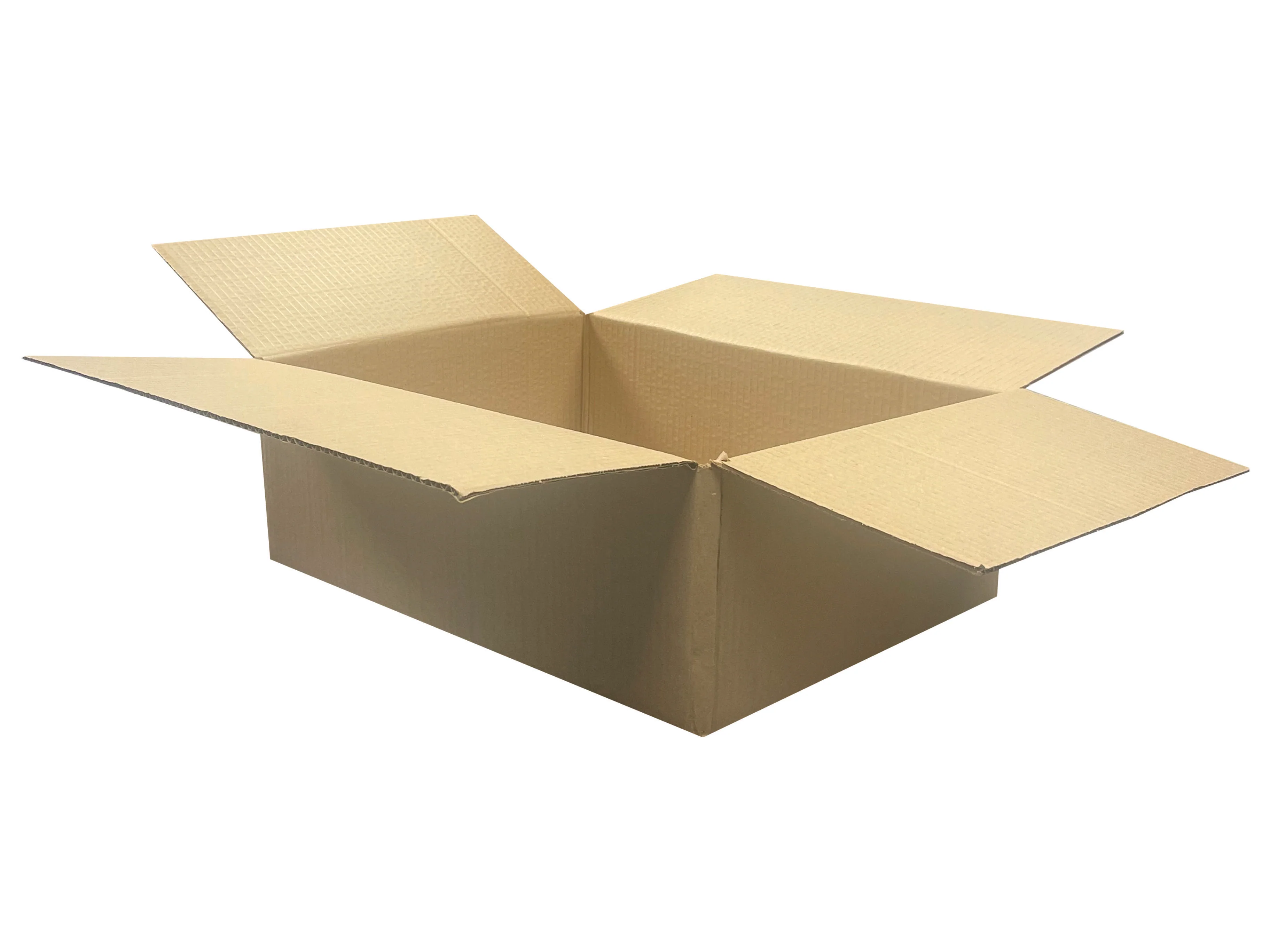New Plain Strong Single Wall Box - 488mm x 367mm x 162mm