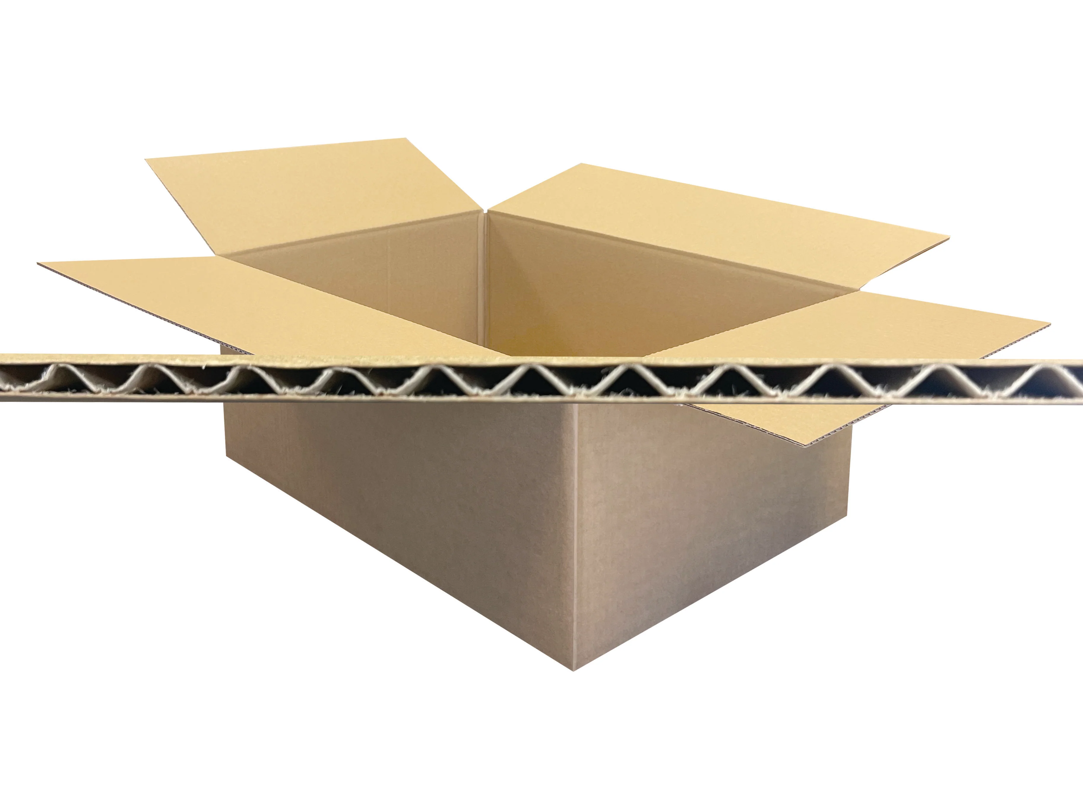 New Plain Strong Single Wall Box - 534mm x 378mm x 215mm - Image 2
