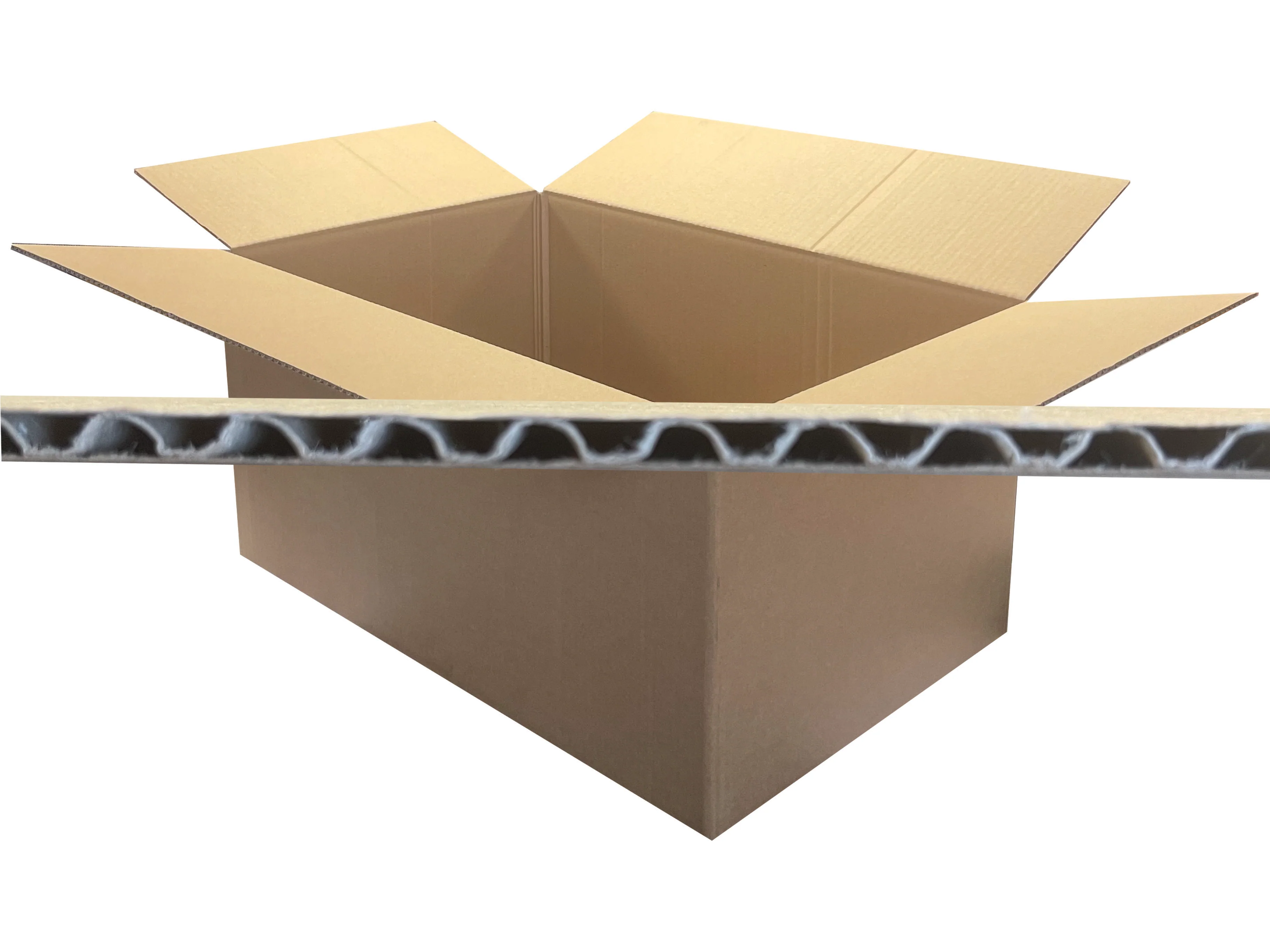 New Plain Strong Single Wall Box - 569mm x 357mm x 284mm - Image 2