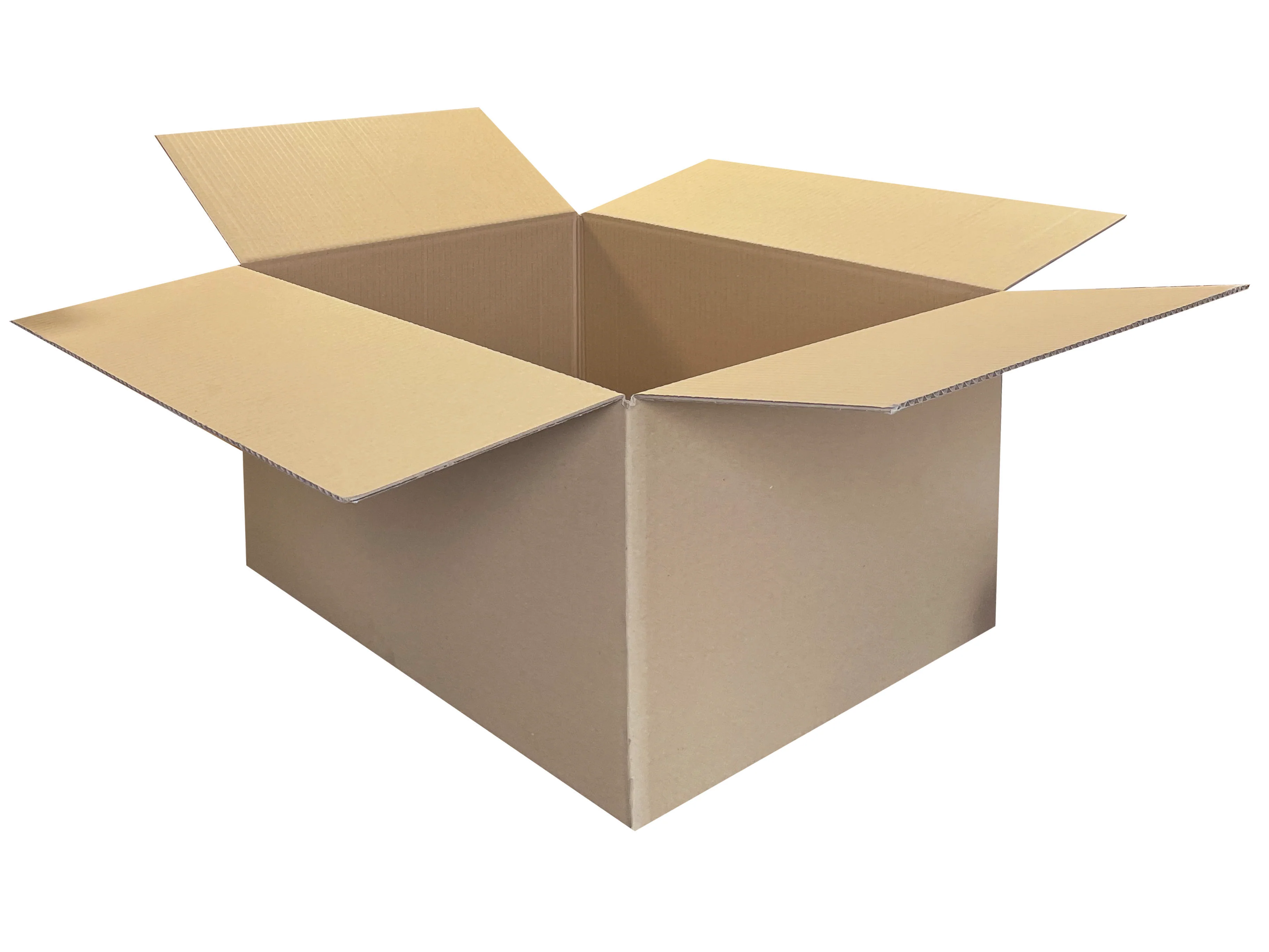 New Plain Strong Single Wall Box - 571mm x 440mm x 300mm