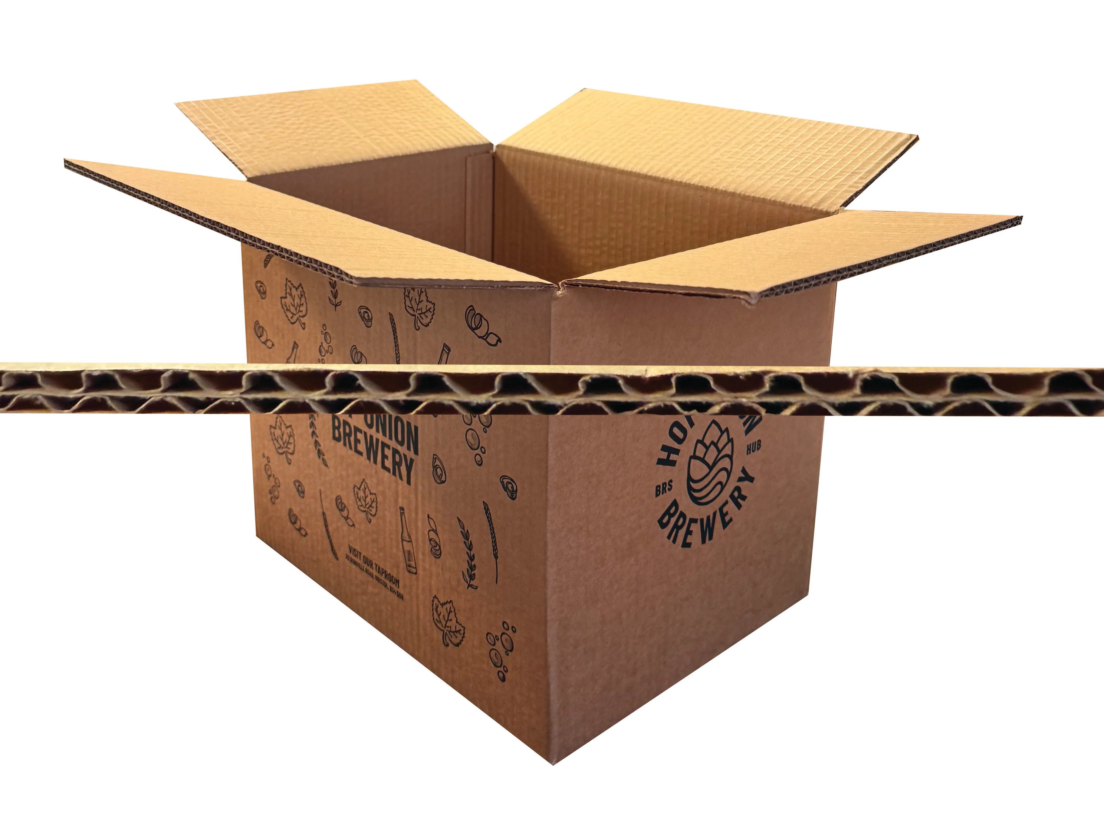 New Printed Double Wall Box - 320mm x 250mm x 265mm - Image 3