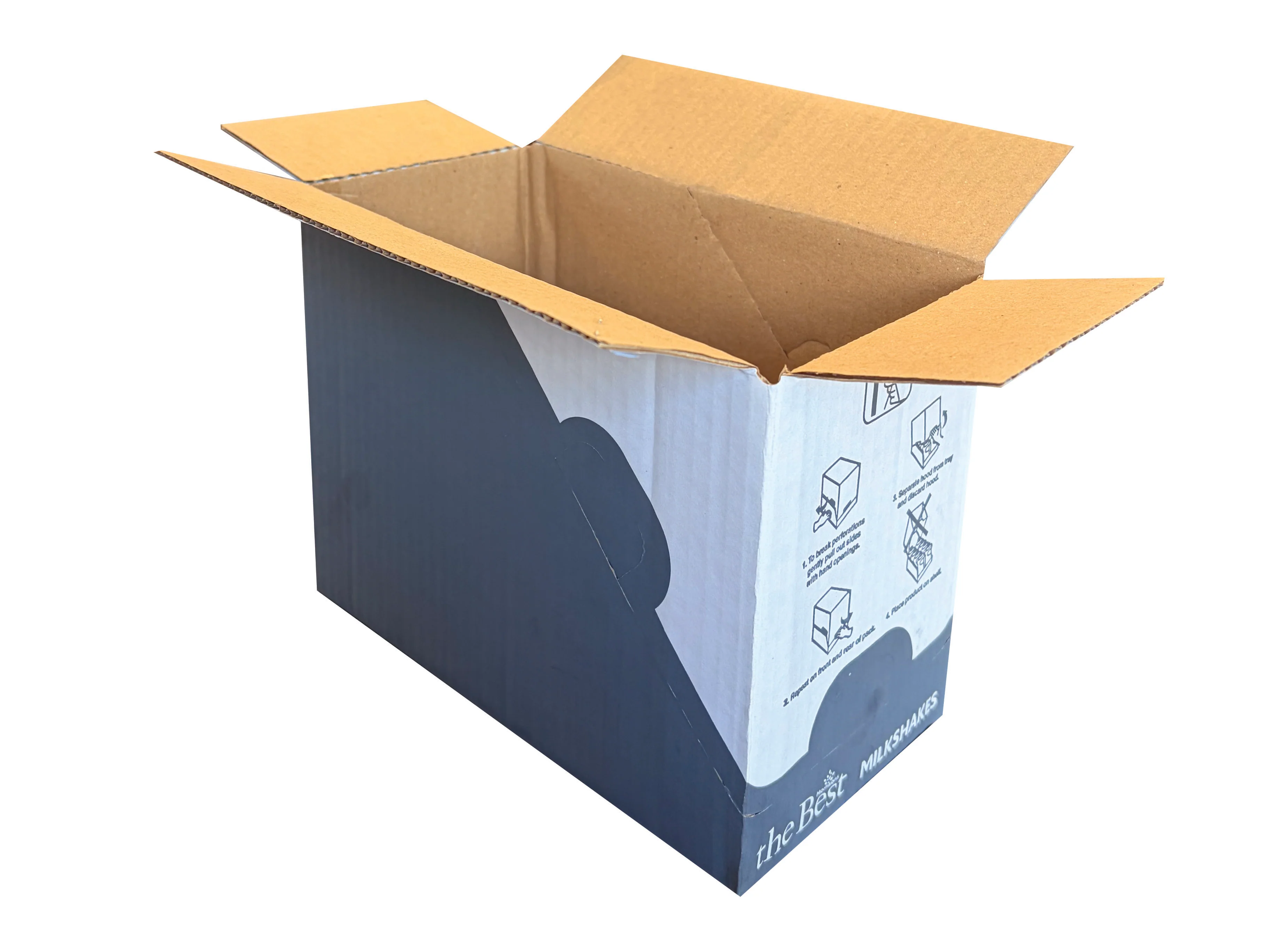 New Printed Single Wall Box - 178mm x 120mm x 171mm