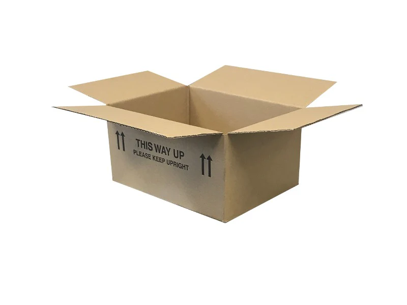 New Printed Single Wall Box - 235mm x 185mm x 110mm