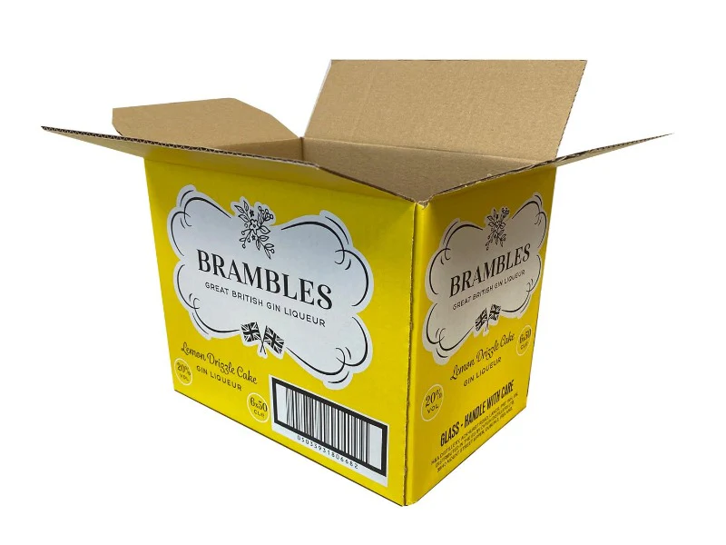New Printed Single Wall Box - 250mm x 160mm x 196mm