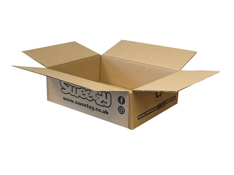 New Printed Single Wall Box - 254mm x 203mm x 76mm