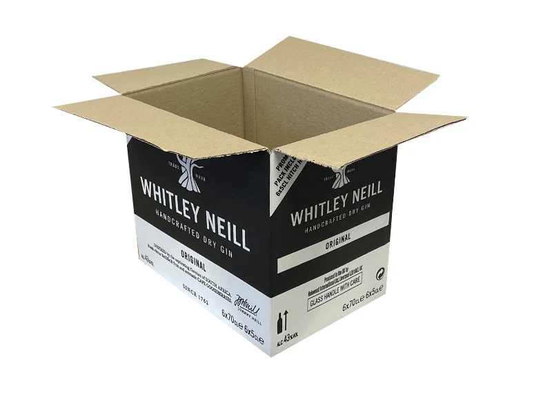 New Printed Single Wall Box - 275mm x 190mm x 245mm