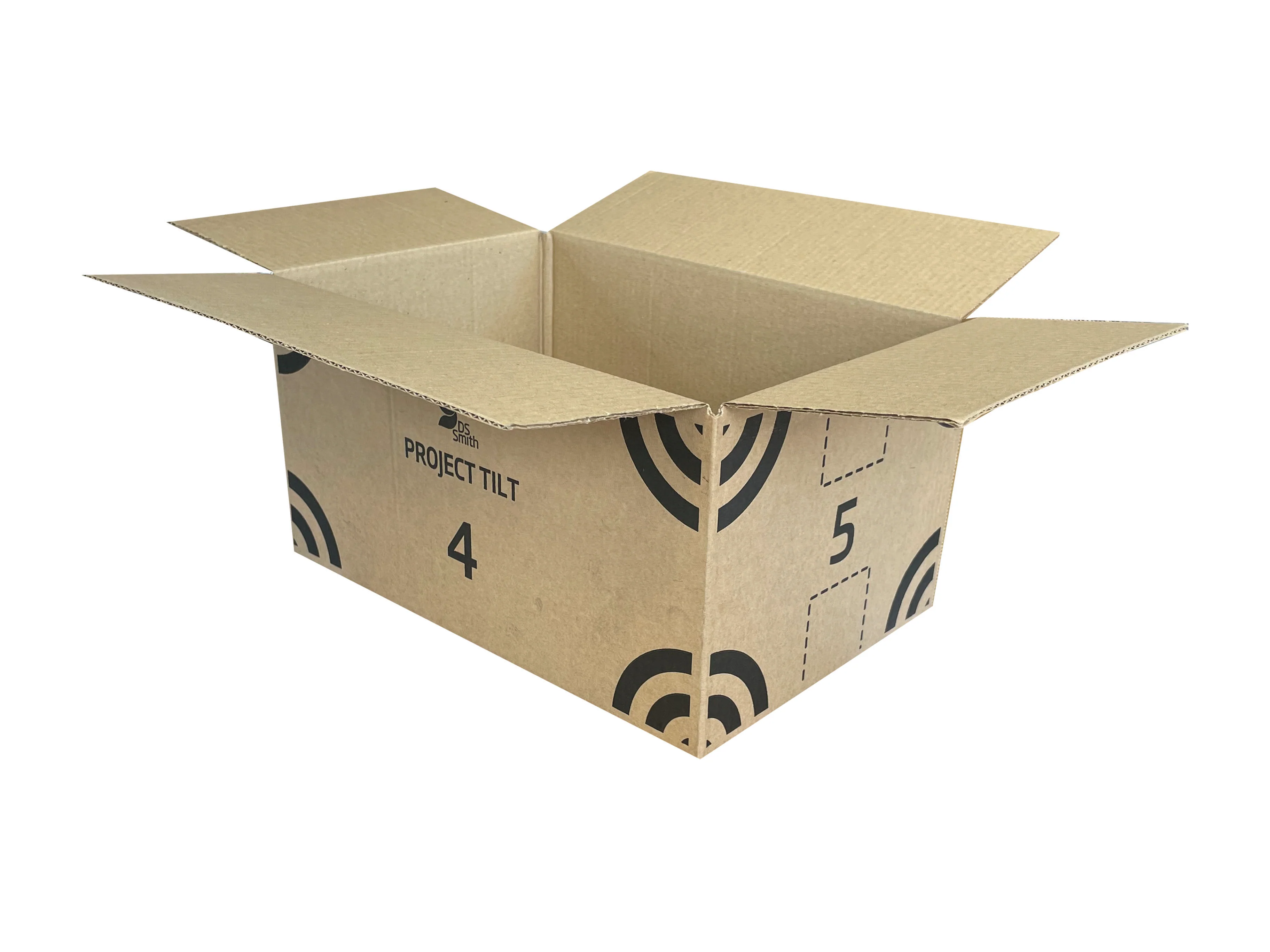 New Printed Single Wall Box - 300mm x 199mm x 152mm
