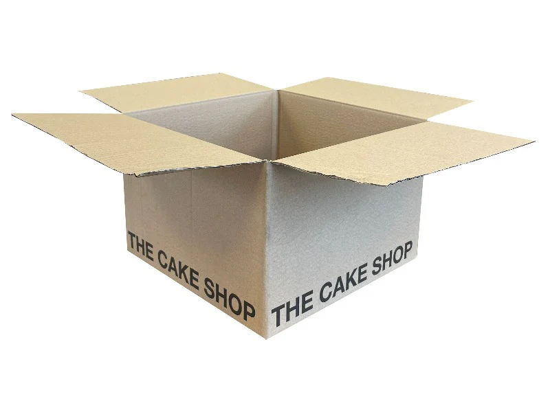 New Printed Single Wall Box - 302mm x 302mm x 203mm