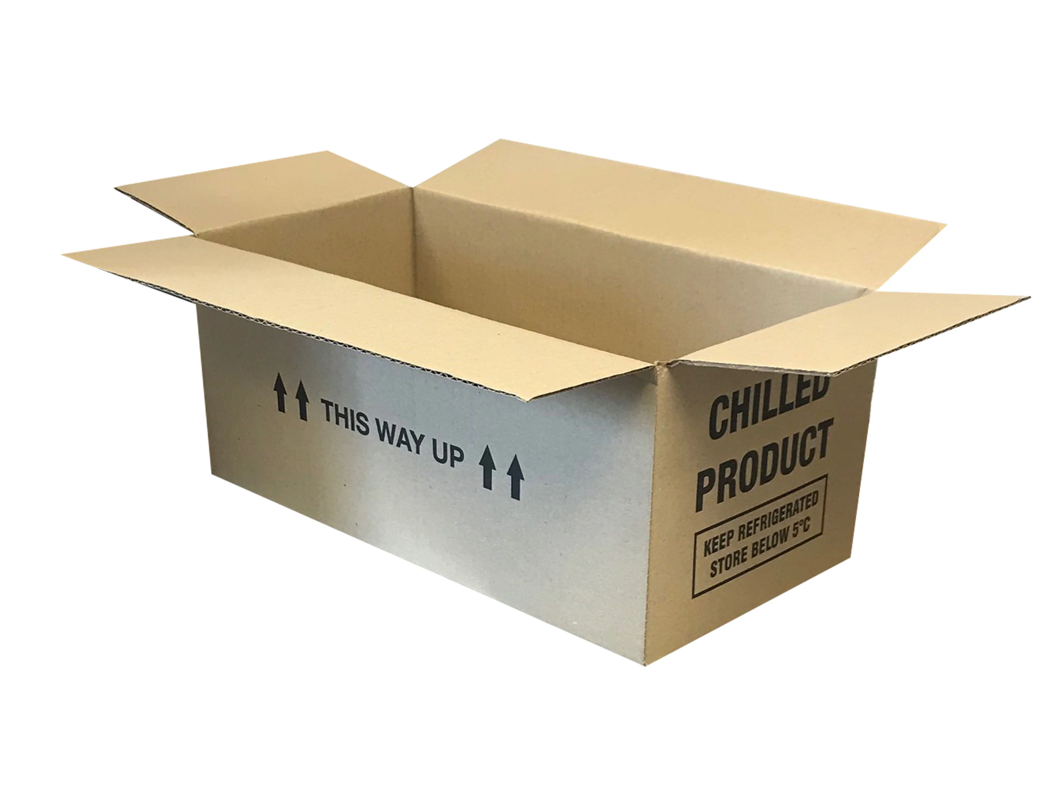 New Printed Single Wall Box - 356mm x 180mm x 155mm