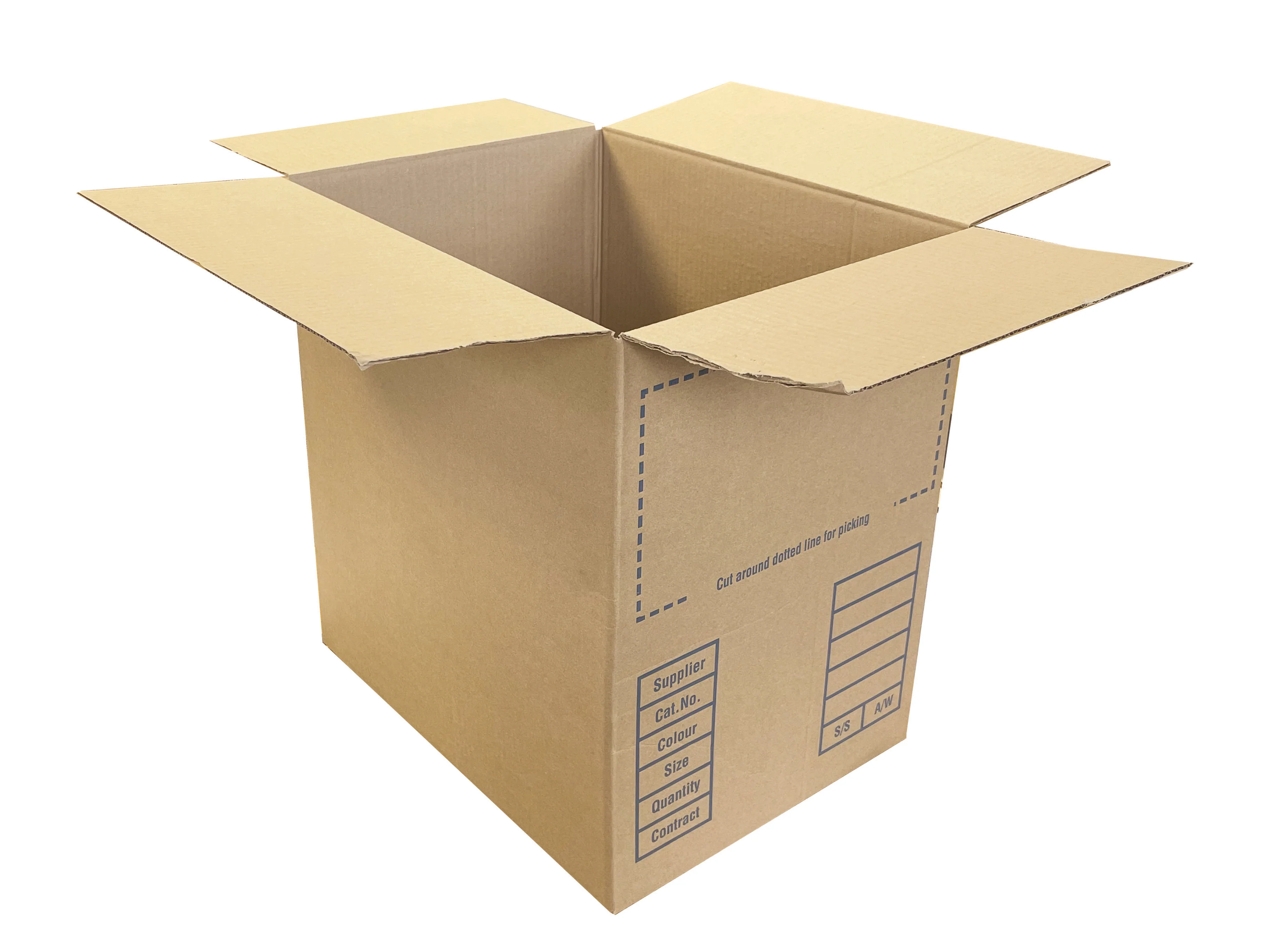 New Printed Single Wall Box - 394mm x 292mm x 394mm