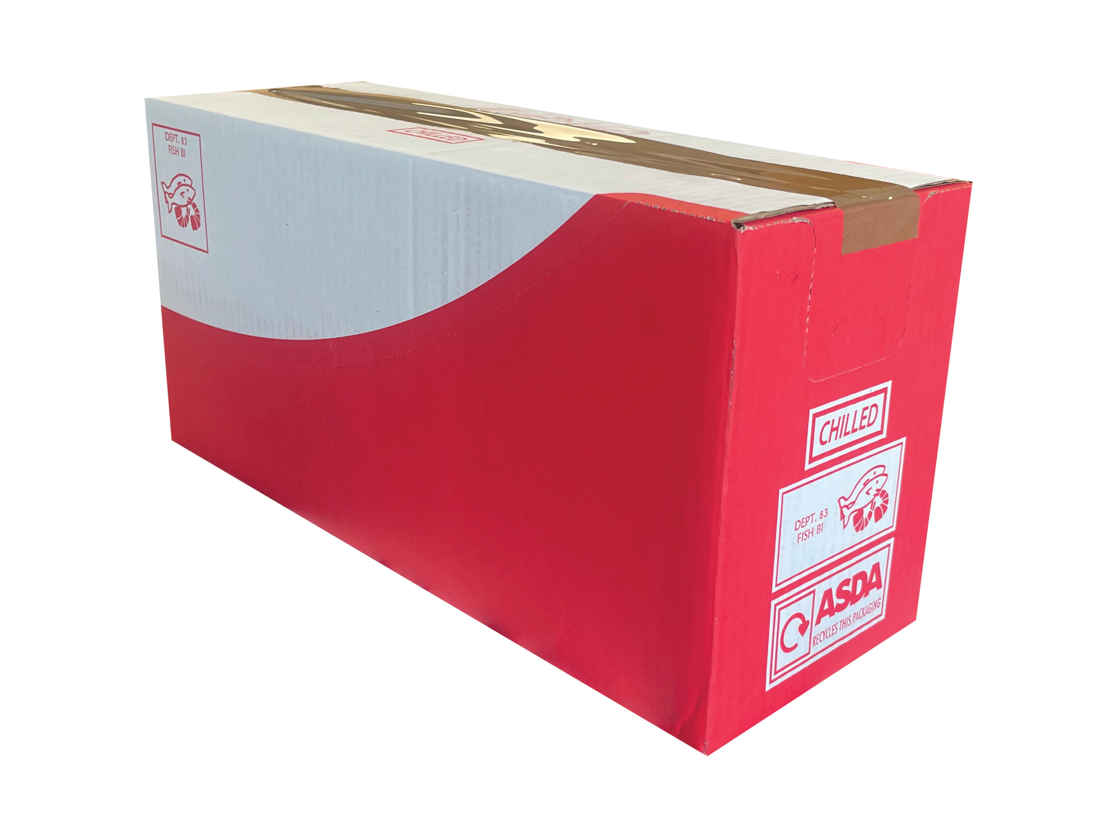 New Printed Single Wall Box - 402mm x 140mm x 189mm - Image 2