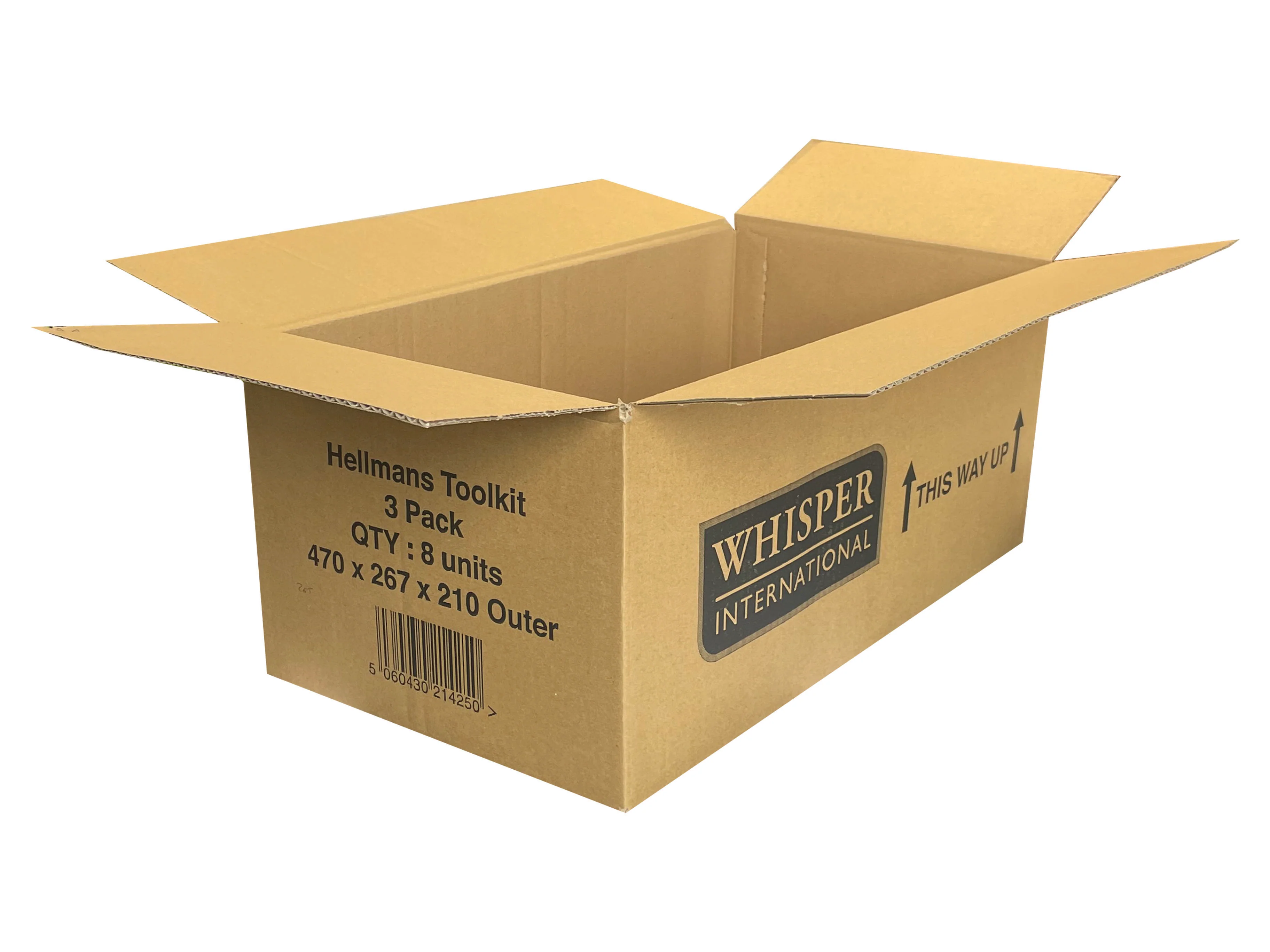 New Printed Single Wall Box - 470mm x 255mm x 205mm - Image 2