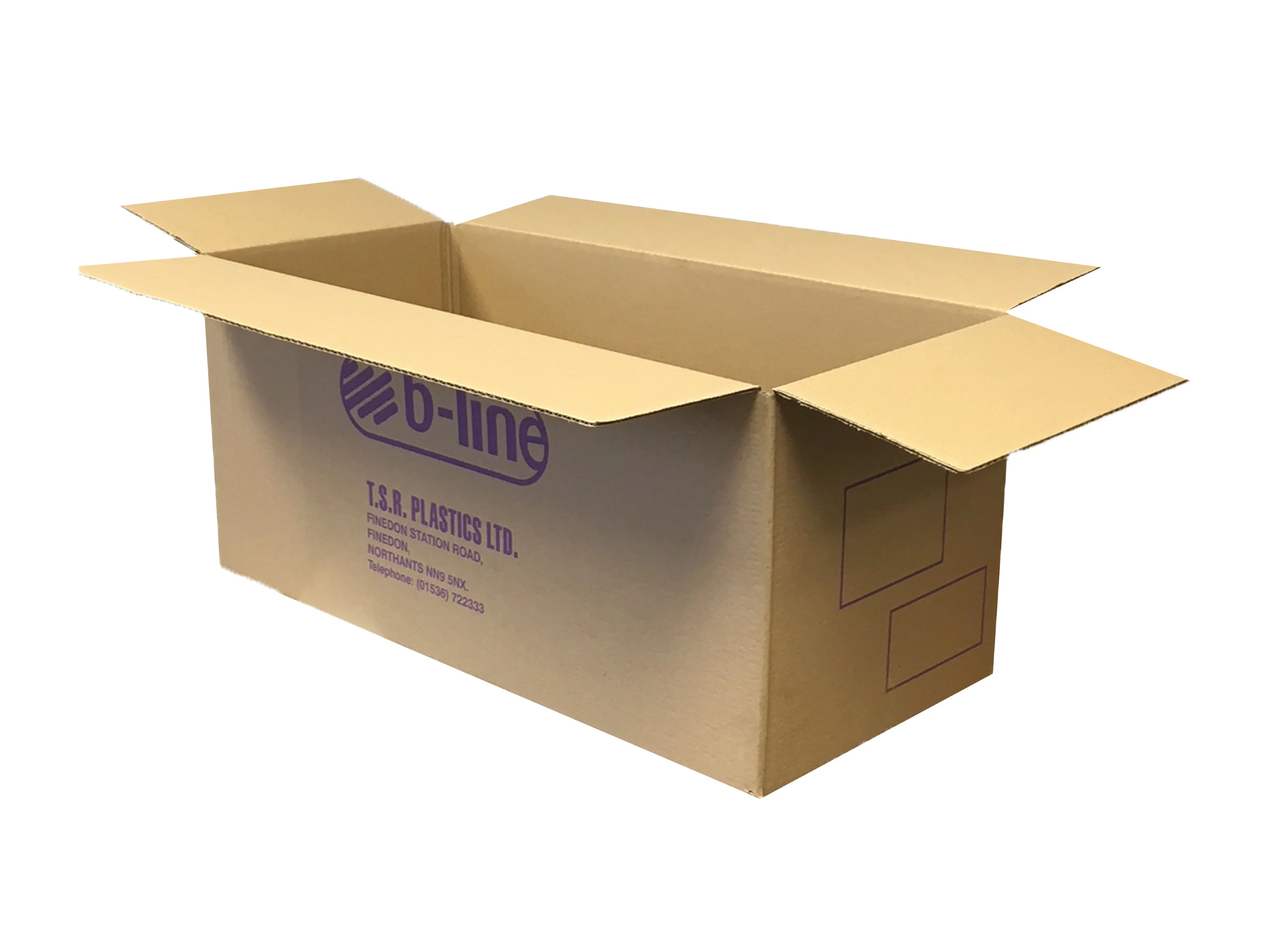 New Printed Single Wall Box - 550mm x 240mm x 240mm