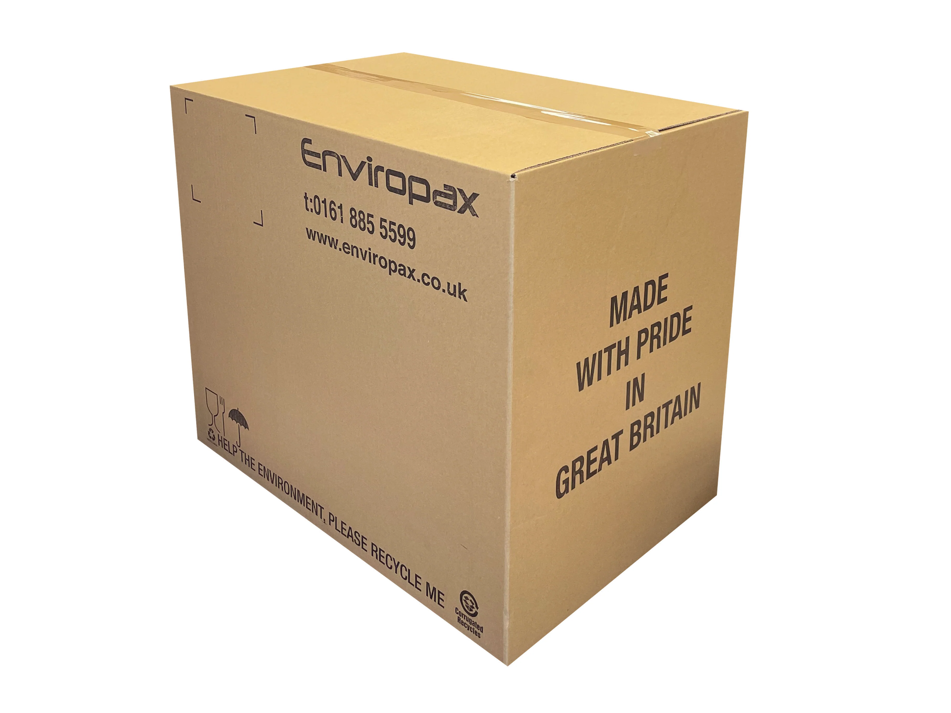 New Printed Single Wall Box - 600mm x 400mm x 500mm - Image 2