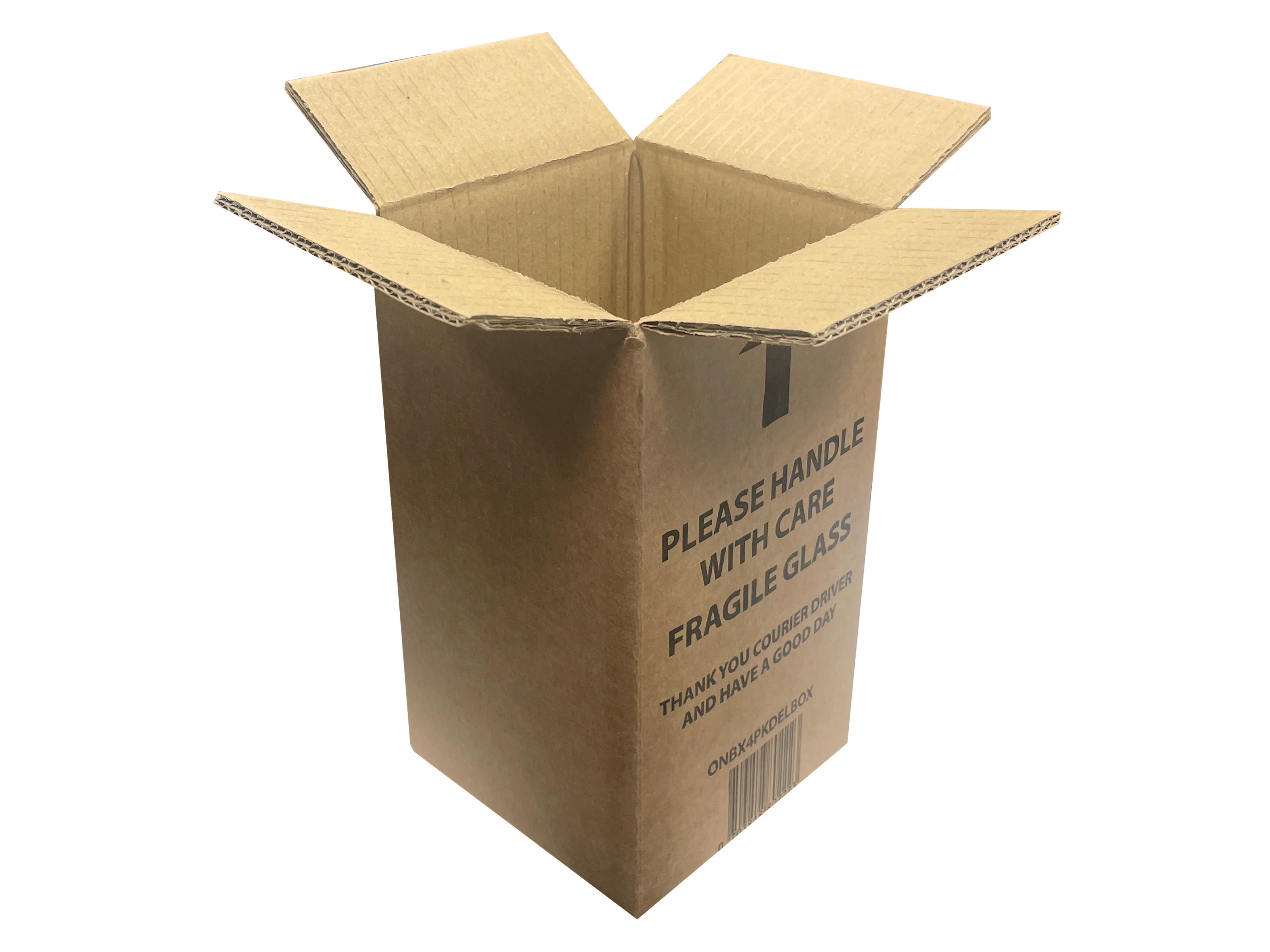 New Printed Strong Double Wall Box - 135mm x 132mm x 240mm