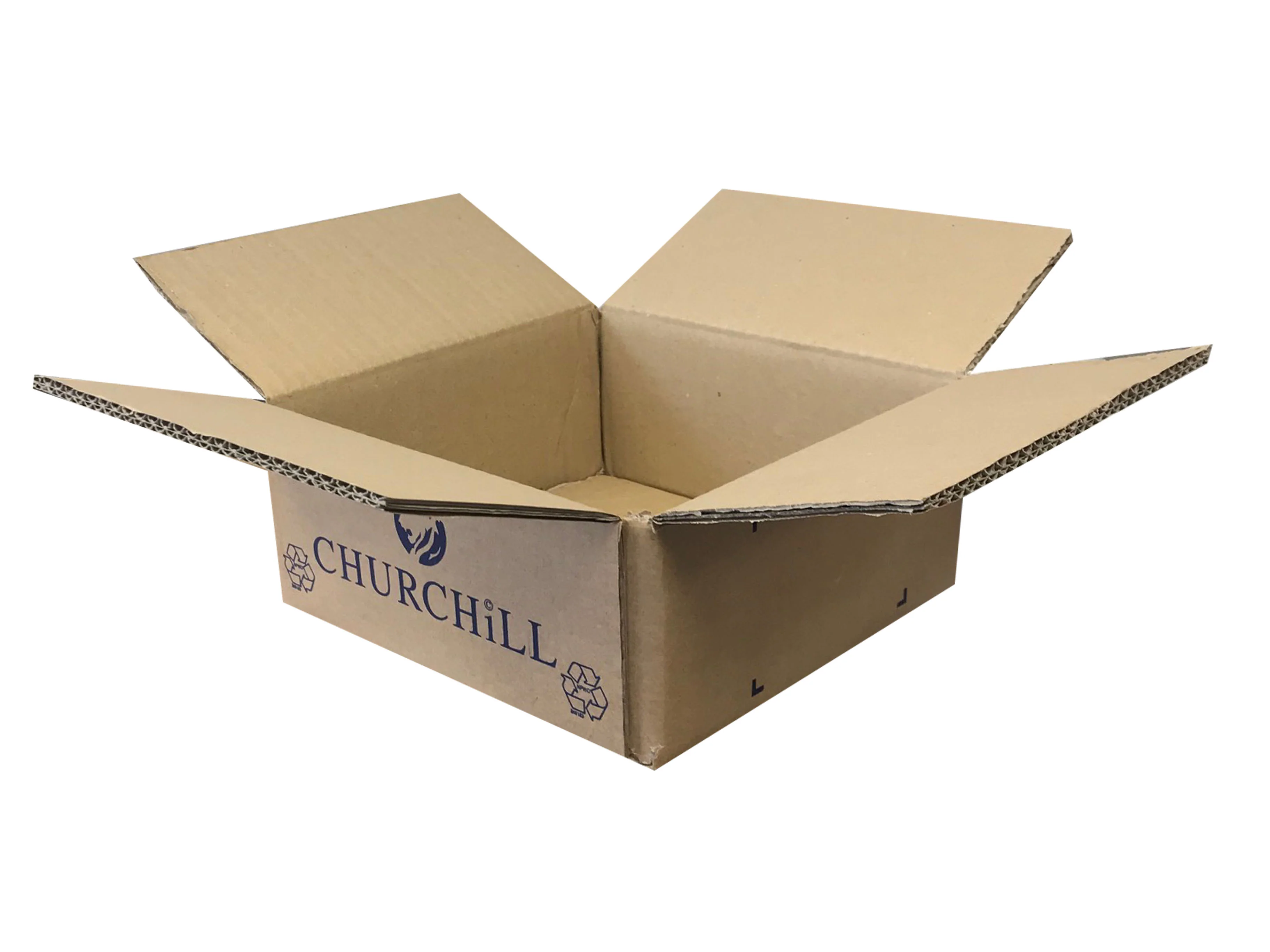 New Printed Strong Double Wall Boxes - 210mm x 210mm x 85mm