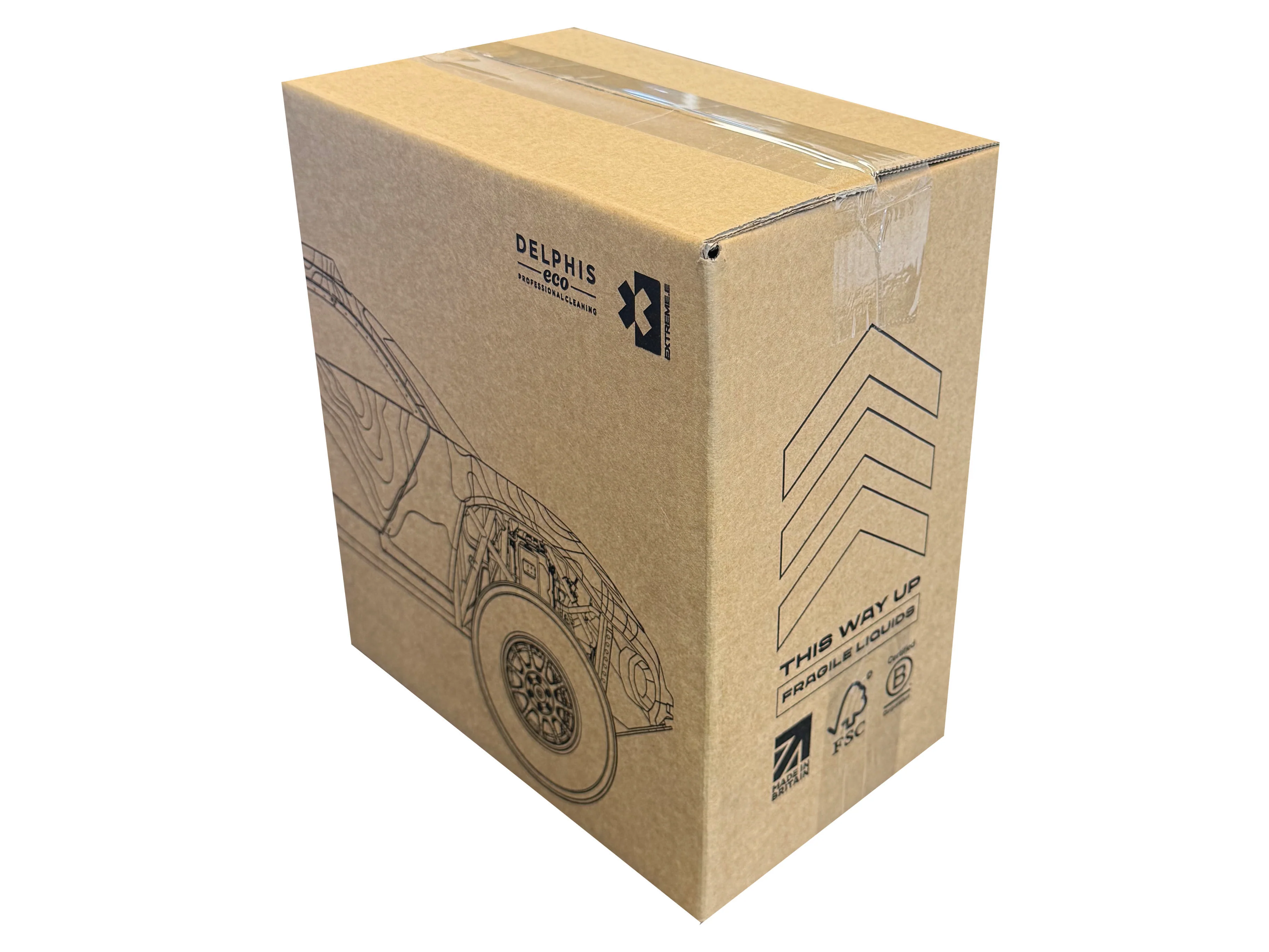 New Printed Strong Double Wall Box - 231mm x 139mm x 240mm - Image 2