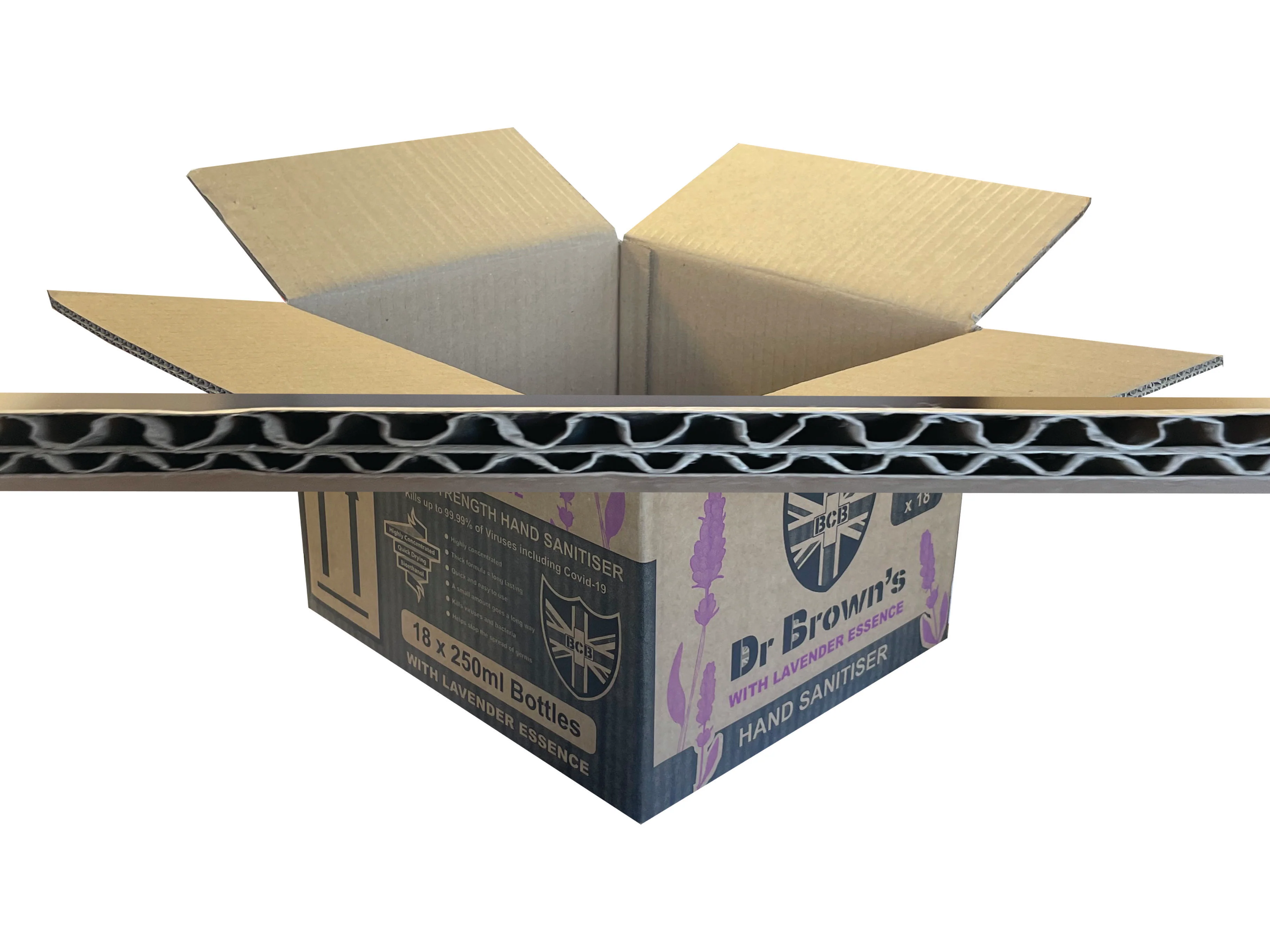 New Printed Strong Double Wall Box - 255mm x 230mm x 168mm - Image 2