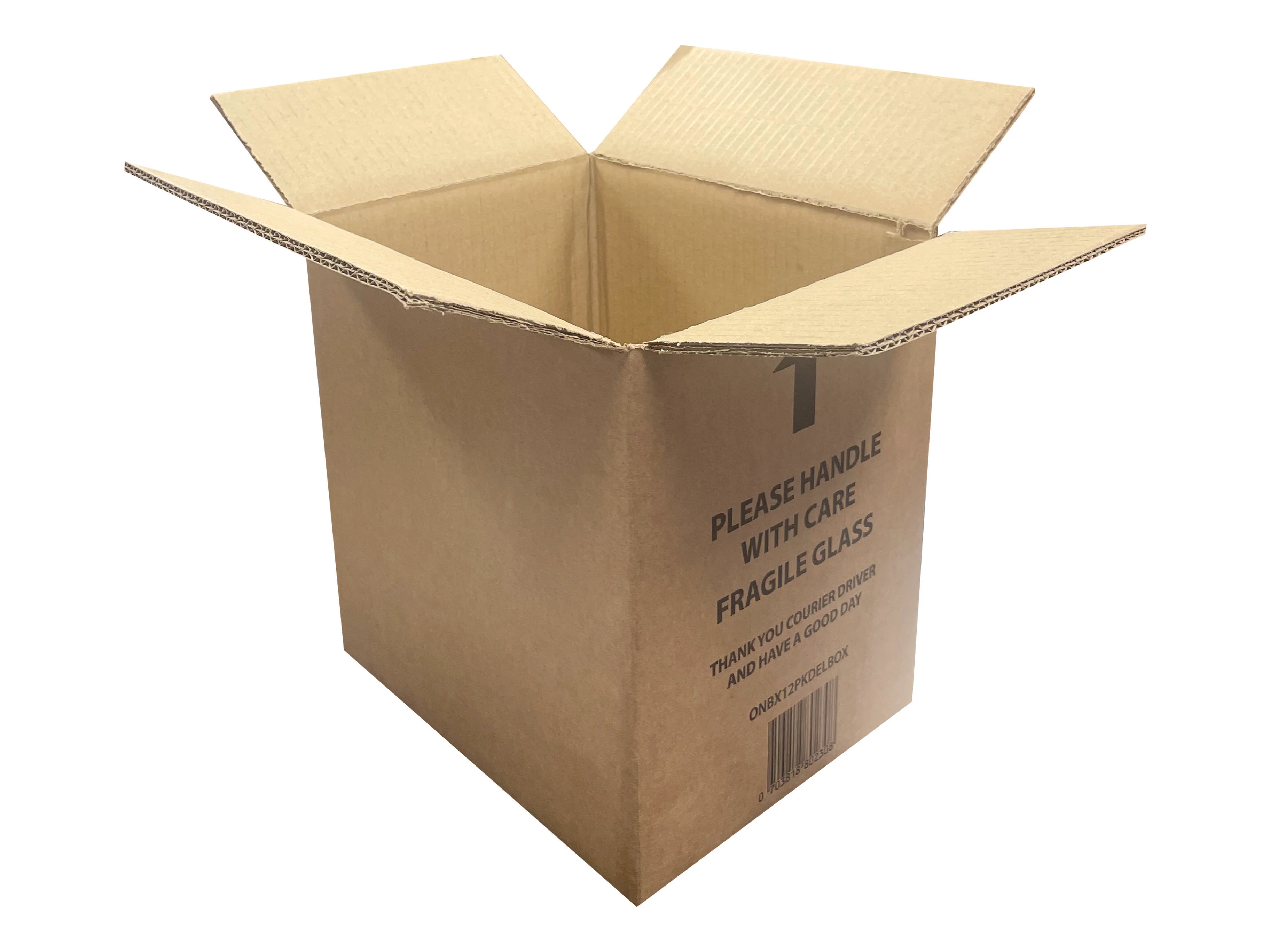 New Printed Strong Double Wall Box - 257mm x 196mm x 240mm