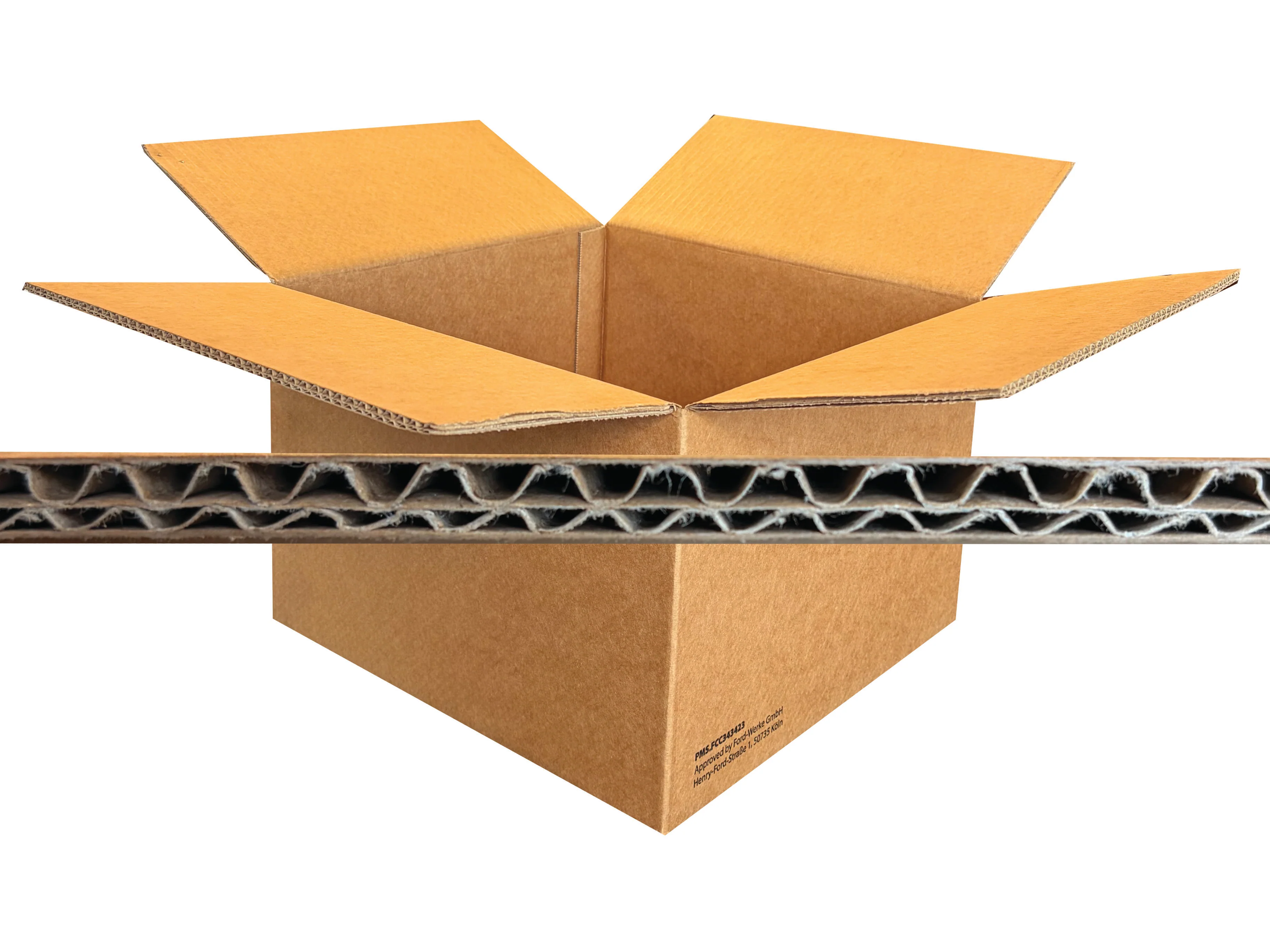 New Printed Strong Double Wall Box - 320mm x 320mm x 200mm - Image 2
