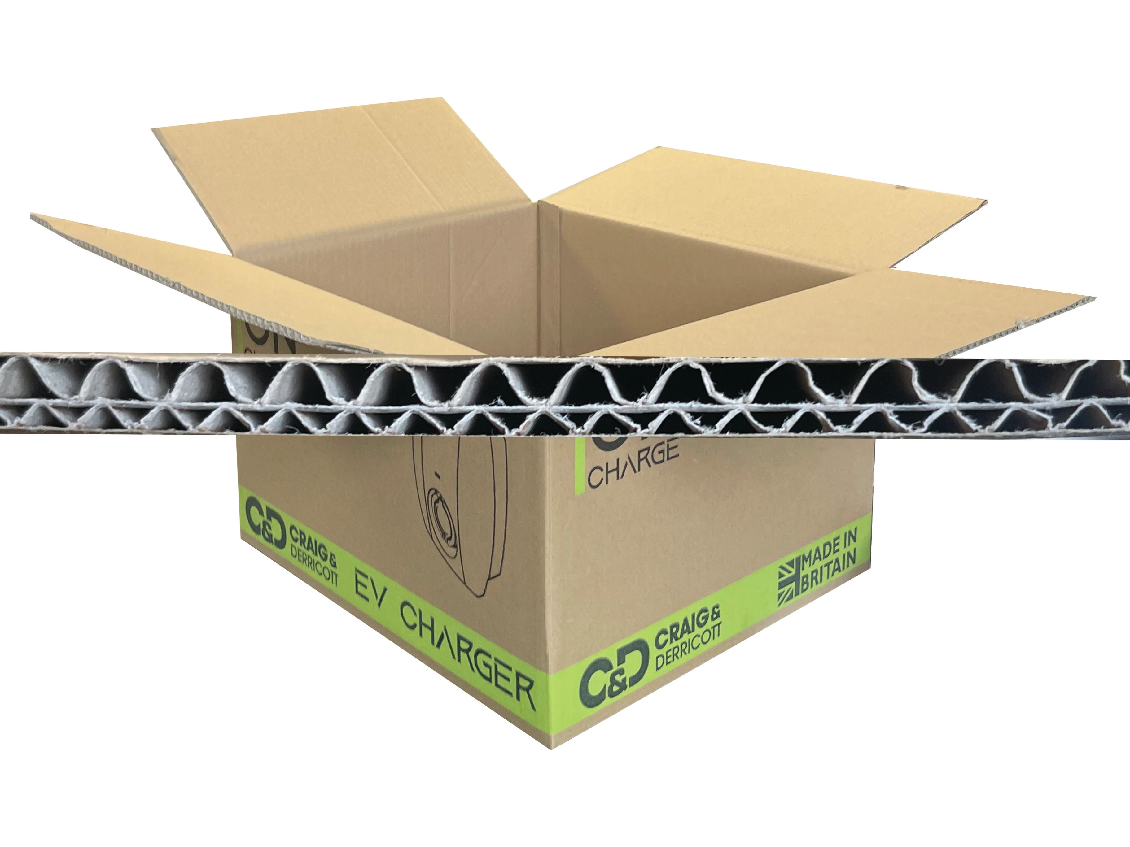 New Printed Strong Double Wall Box - 390mm x 345mm x 230mm - Image 2