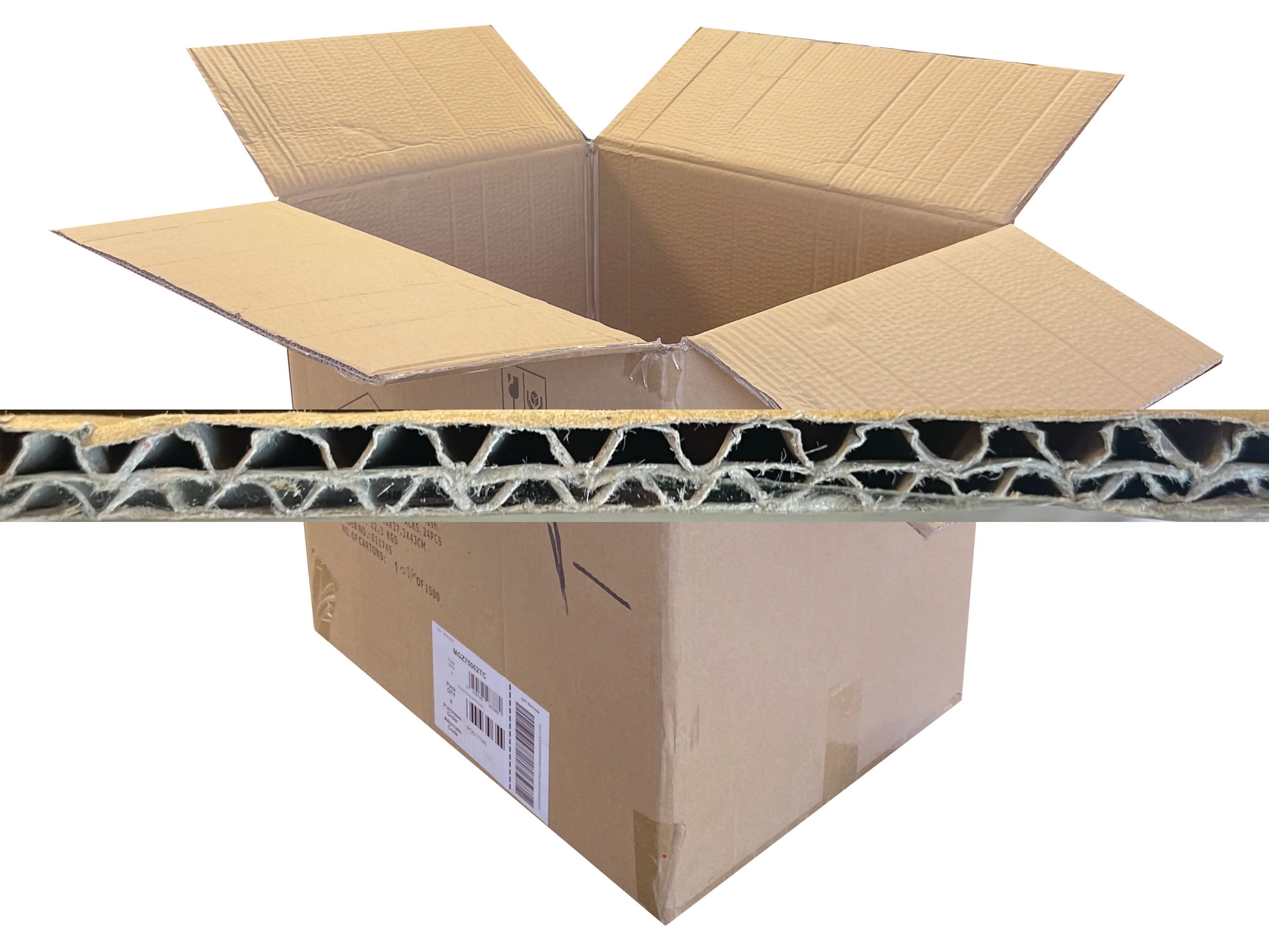 Used Printed Strong Double Wall Box - 495mm x 370mm x 410mm - Image 3