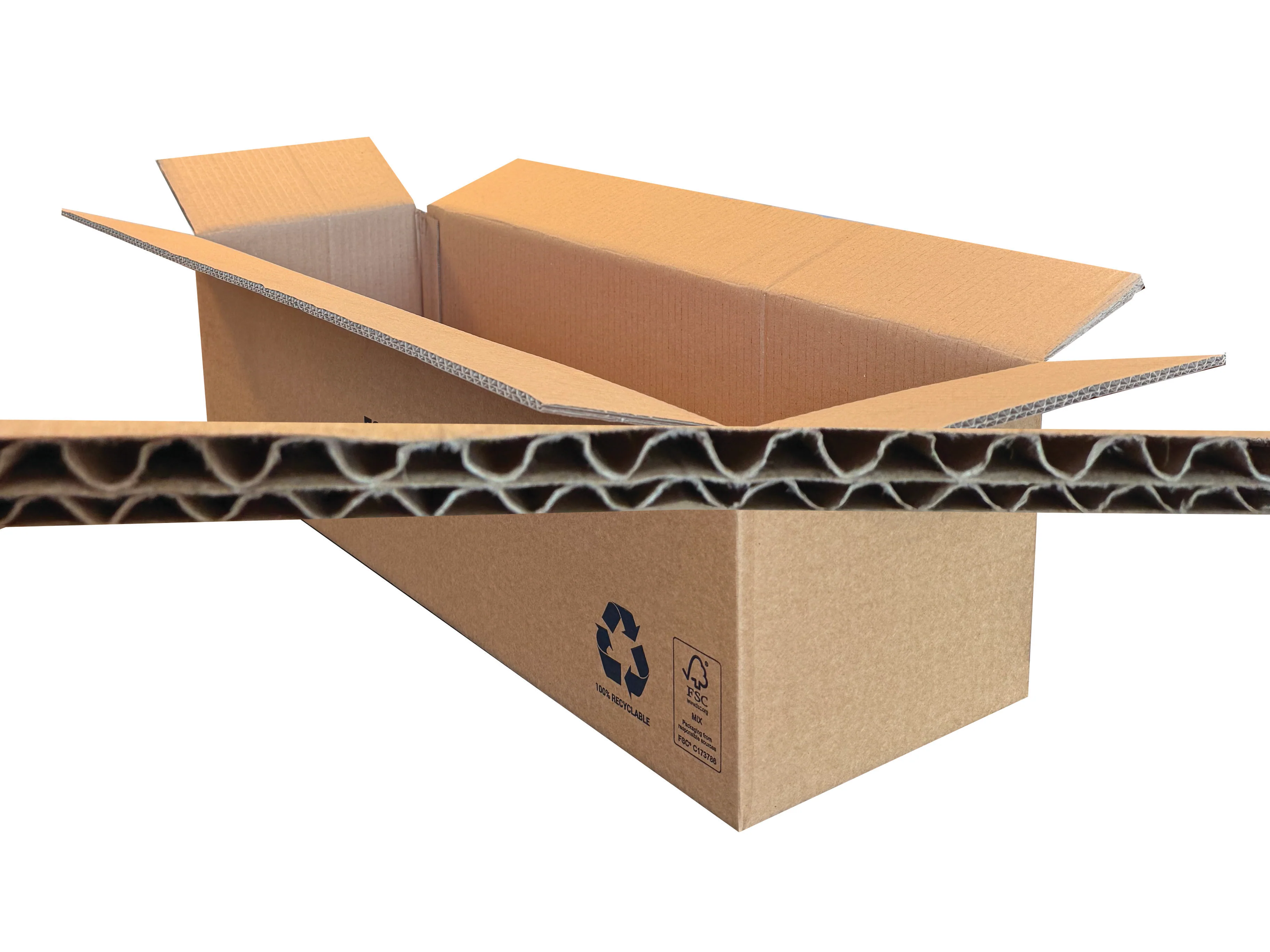 New Printed Strong Double Wall Box - 715mm x 220mm x 184mm - Image 2